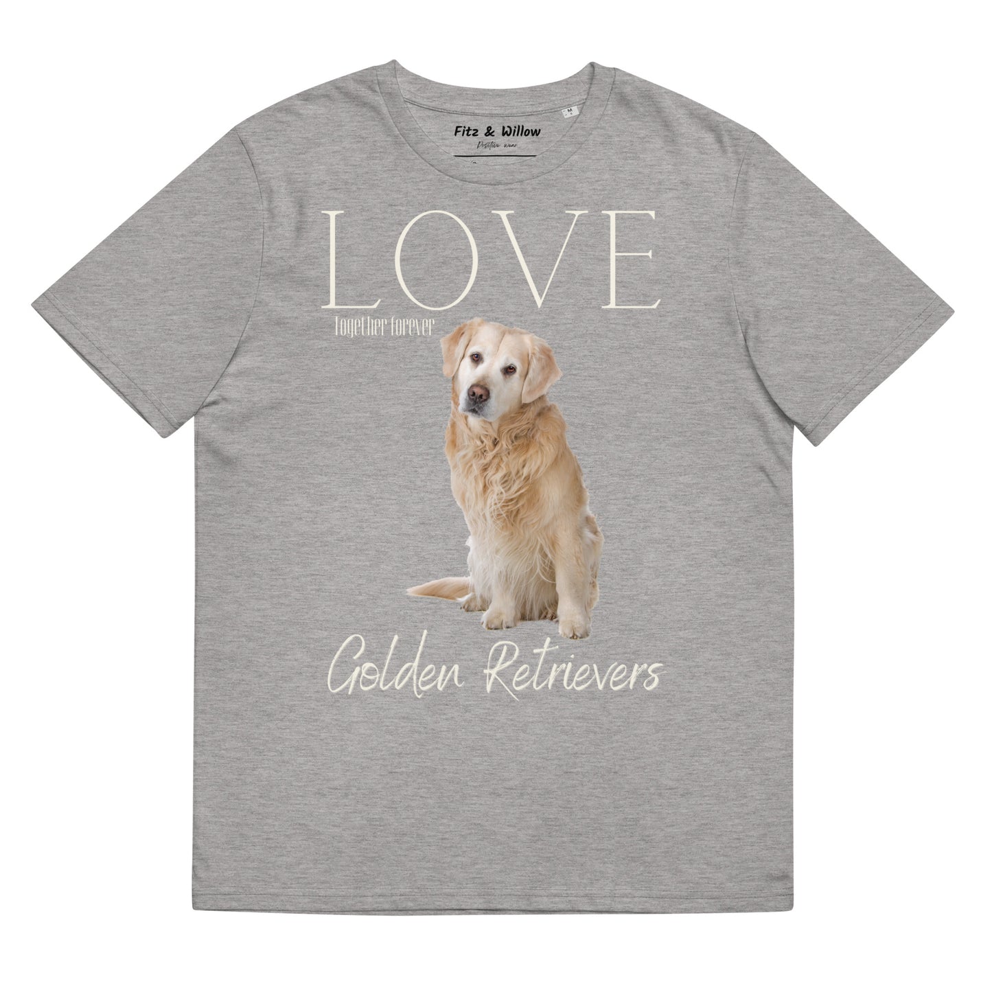 Golden Retriever Lovers, sustainable t-shirt - Fitz & Willow