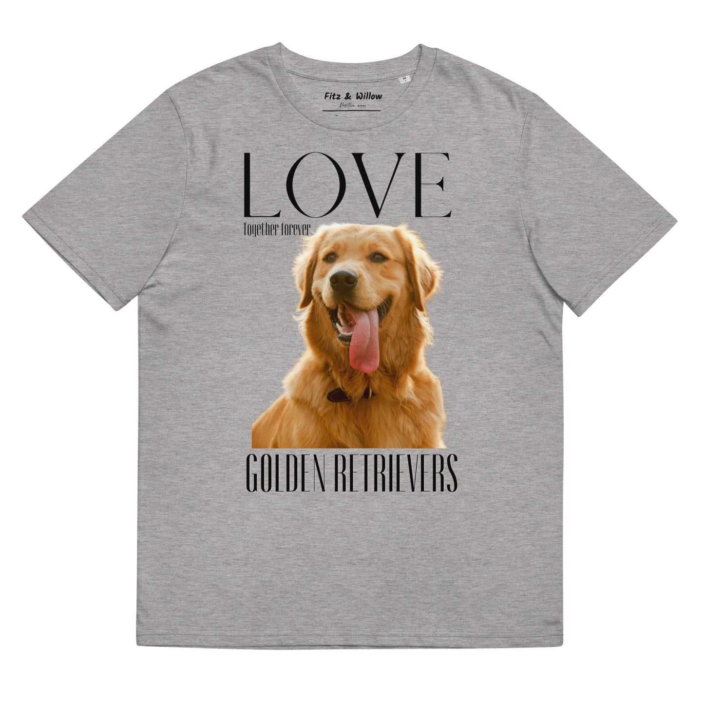 Golden Retriever organic t-shirt - Fitz & Willow