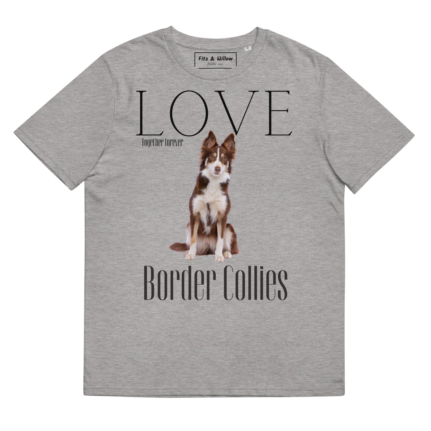 Border Collies lovers sustainable t-shirt - Fitz & Willow