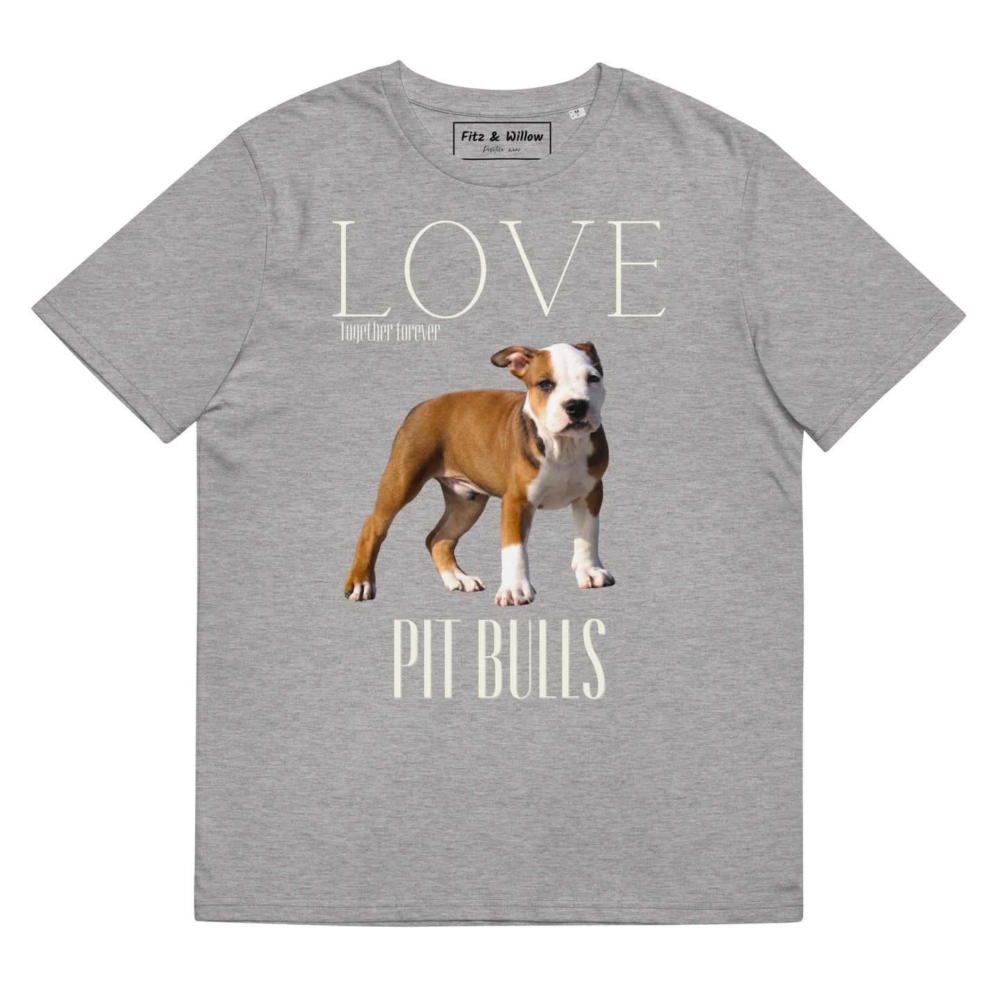 Pit Bulls lovers sustainable t-shirt - Fitz & Willow