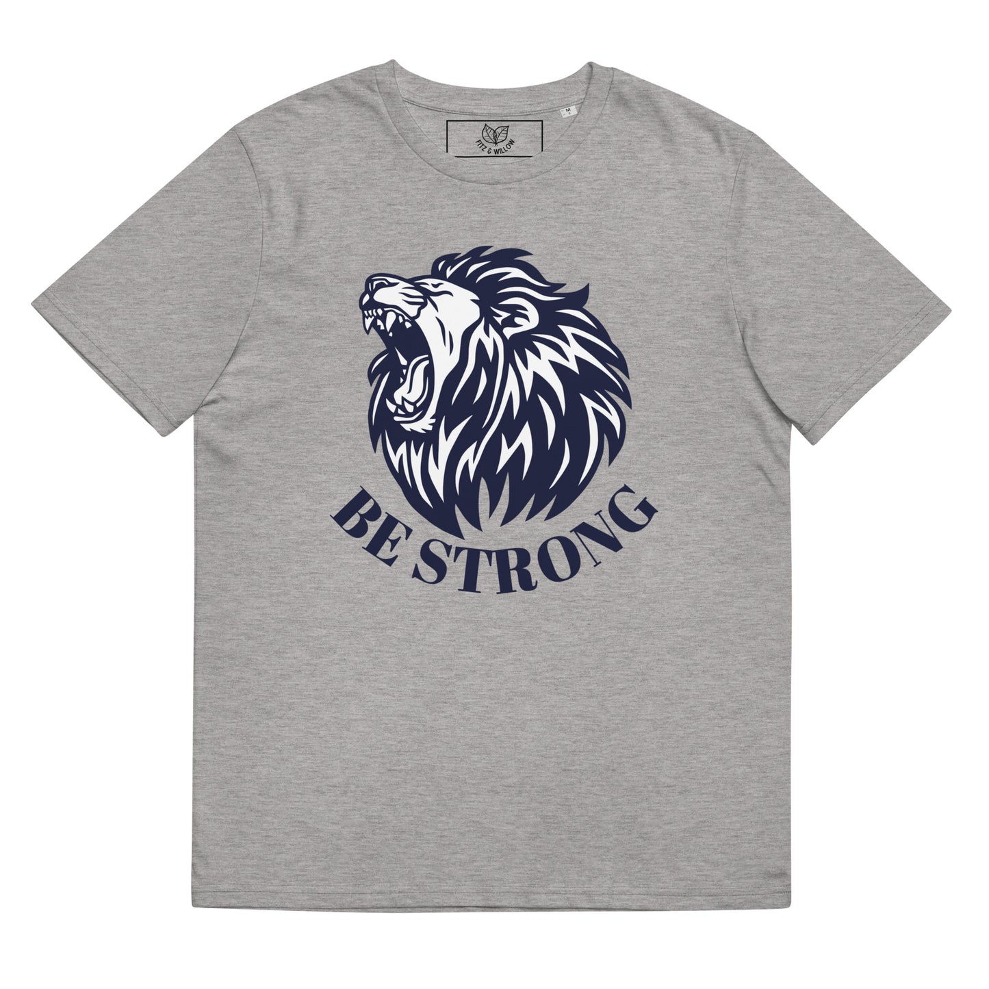 Lion Strong, Unisex organic cotton t-shirt - Fitz & Willow