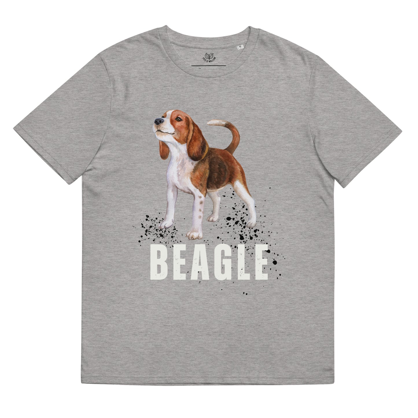 Beagle Love, Unisex organic t-shirt - Fitz & Willow