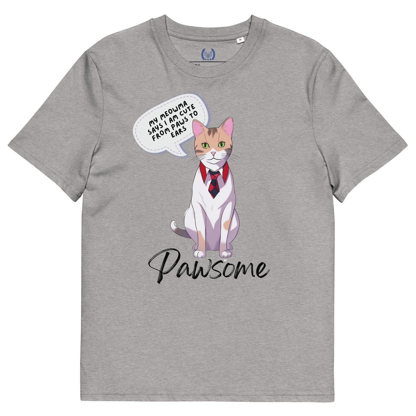 Pawsome Cats, organic cotton t-shirt - Fitz & Willow