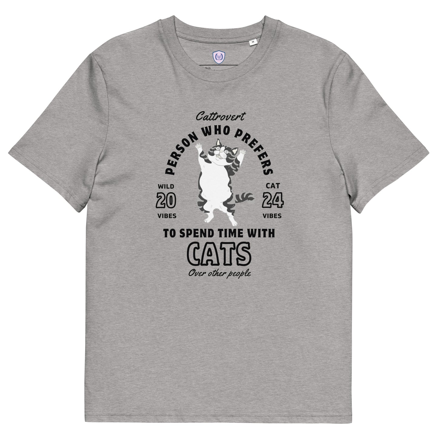 Cattrovert, organic cotton t-shirt - Fitz & Willow