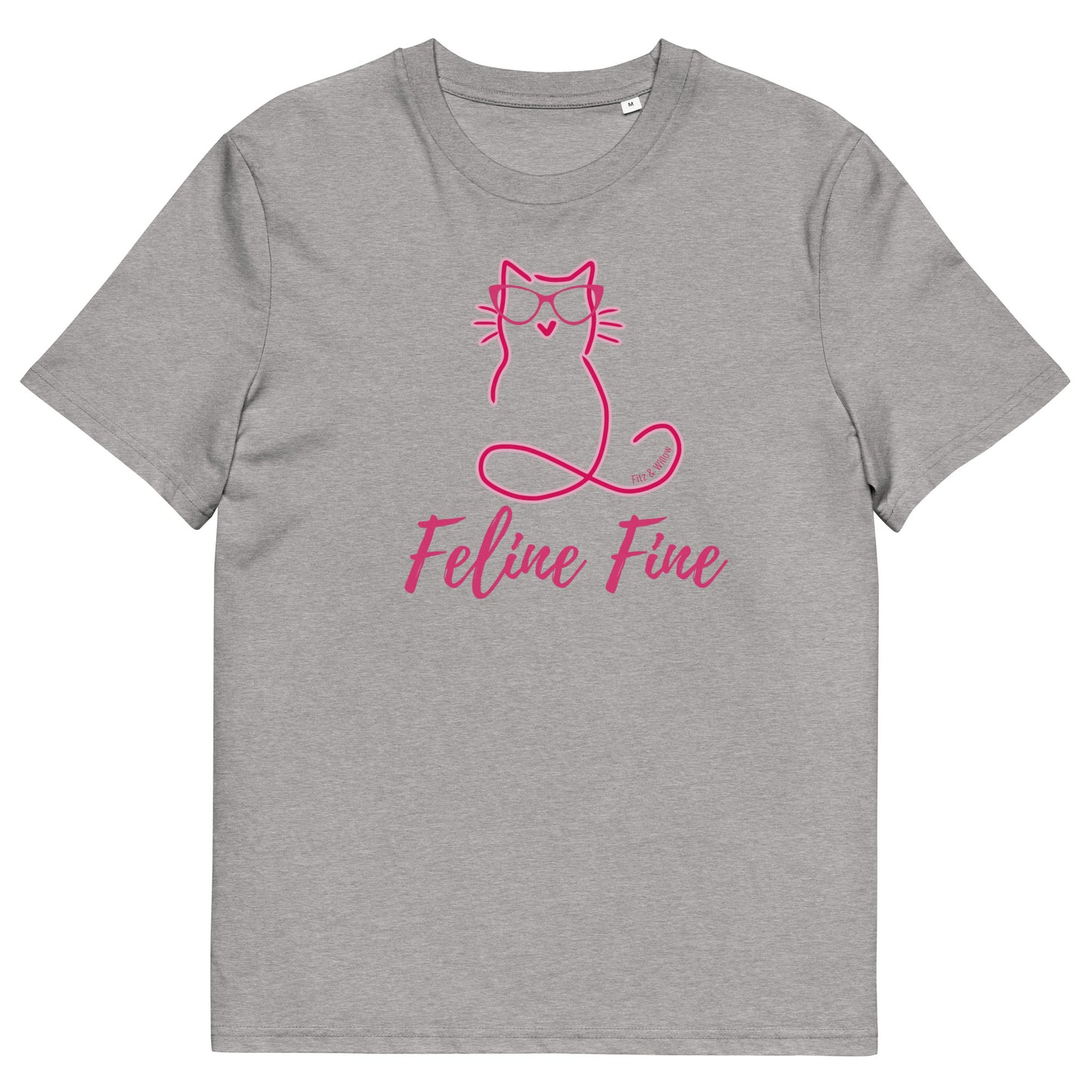 Feline Fine. organic cotton t-shirt - Fitz & Willow