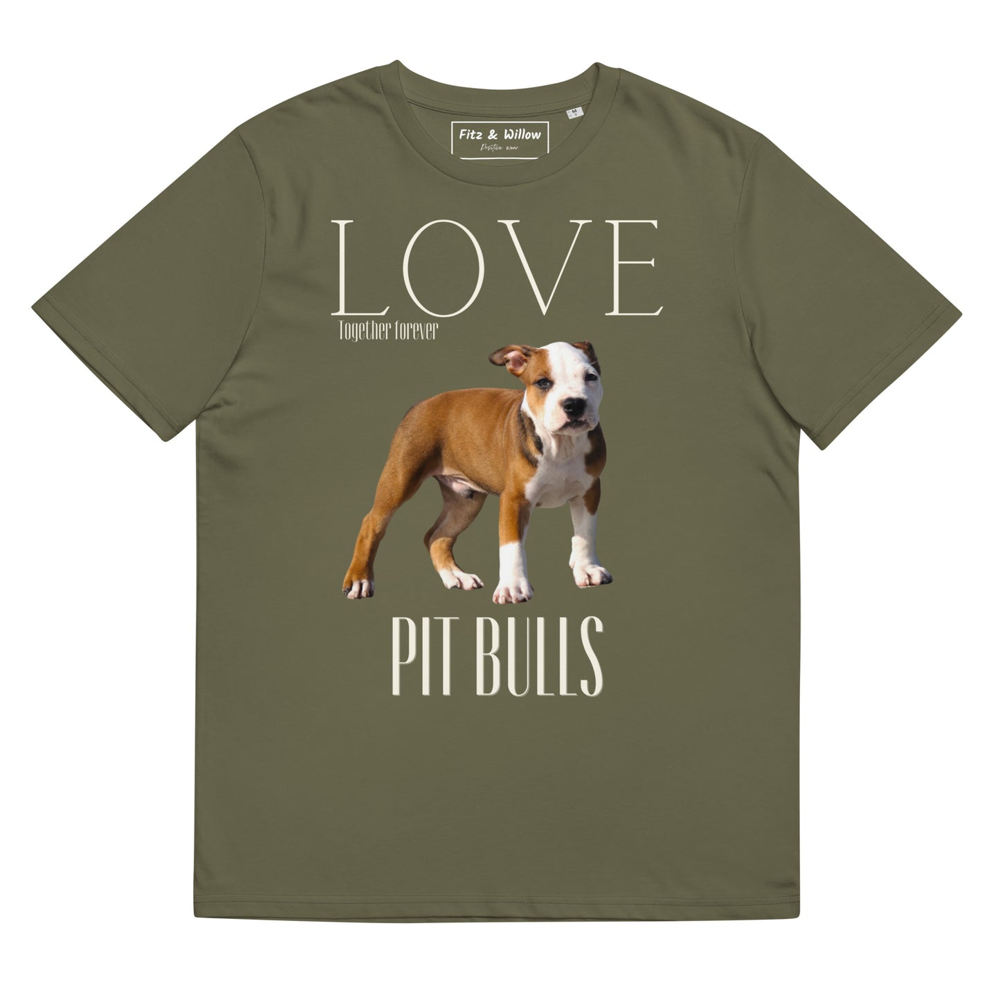 Pit Bulls lovers sustainable t-shirt - Fitz & Willow