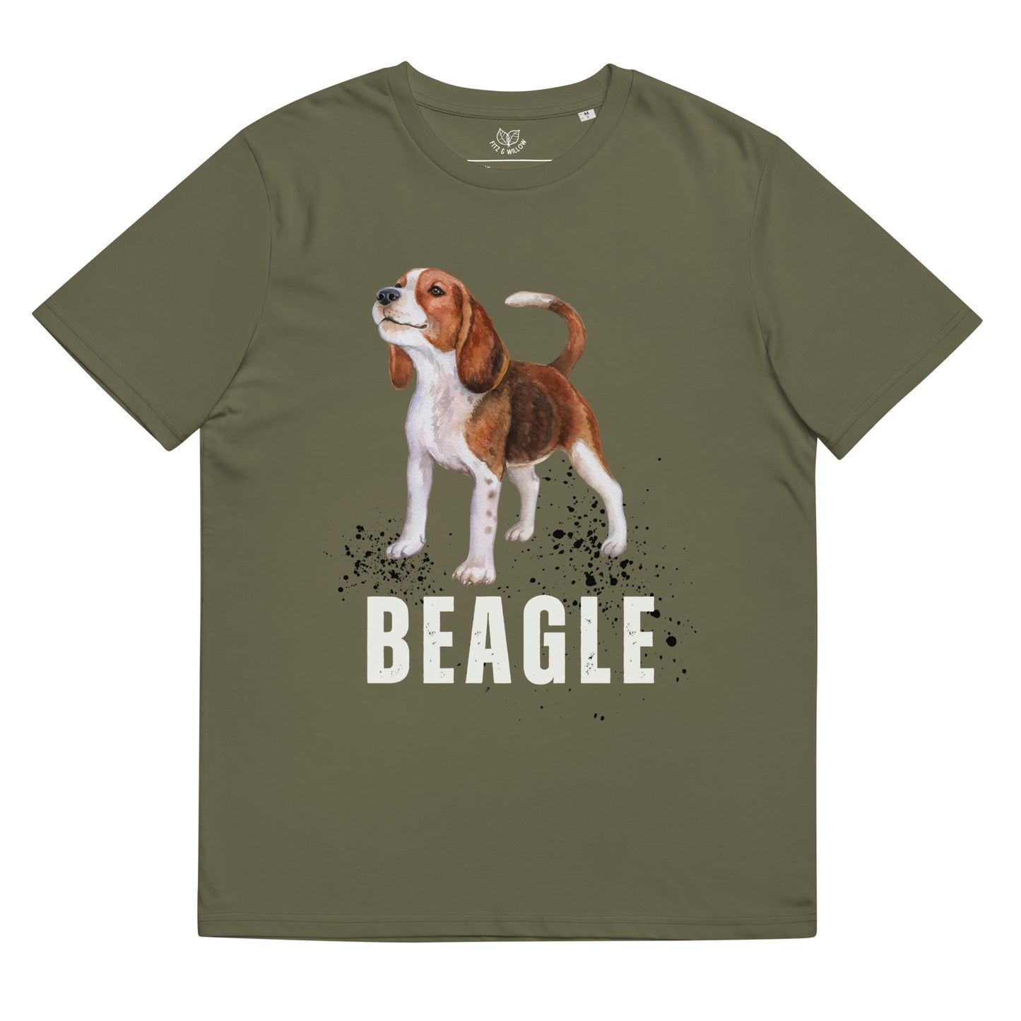 Beagle Love, Unisex organic t-shirt - Fitz & Willow