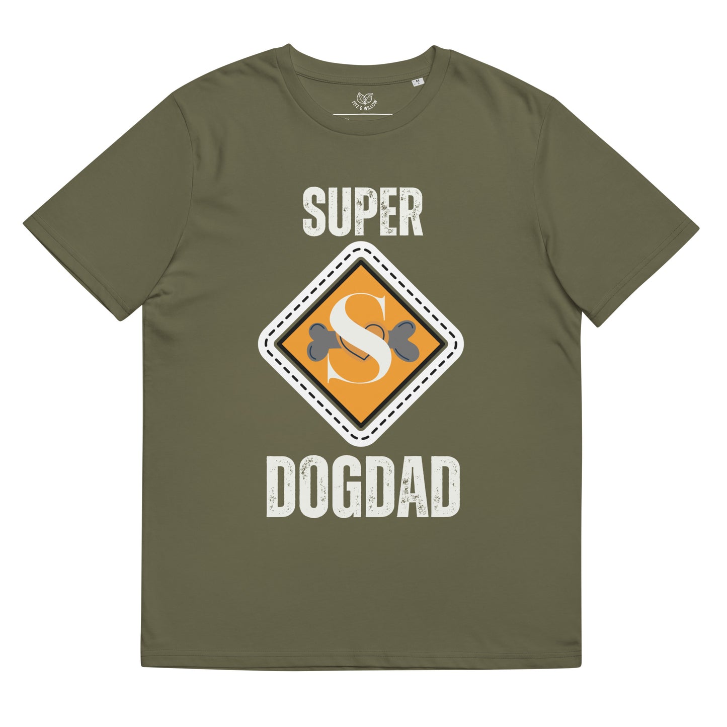 Super Dog Dad, Unisex organic t-shirt - Fitz & Willow