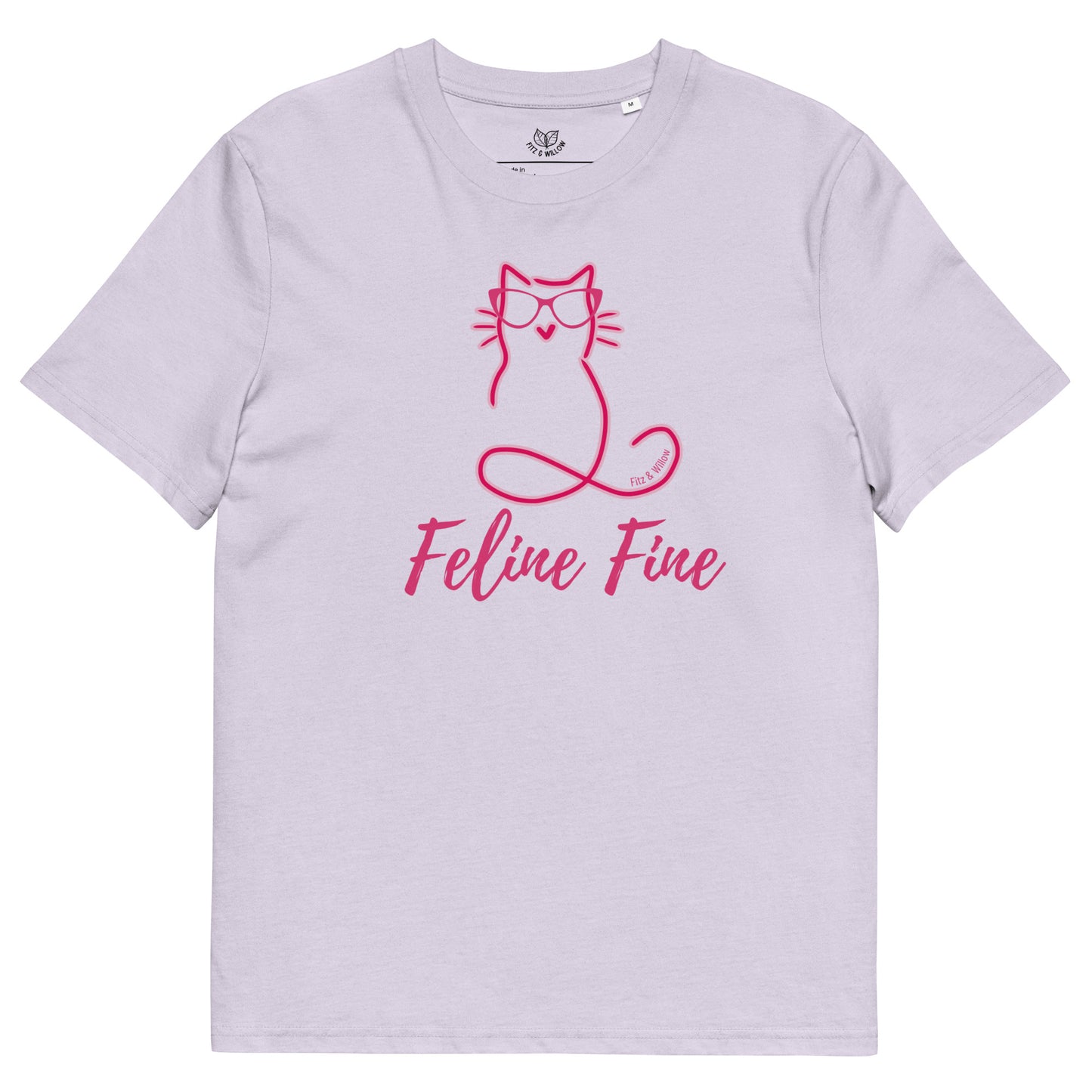 Feline Fine. organic cotton t-shirt - Fitz & Willow