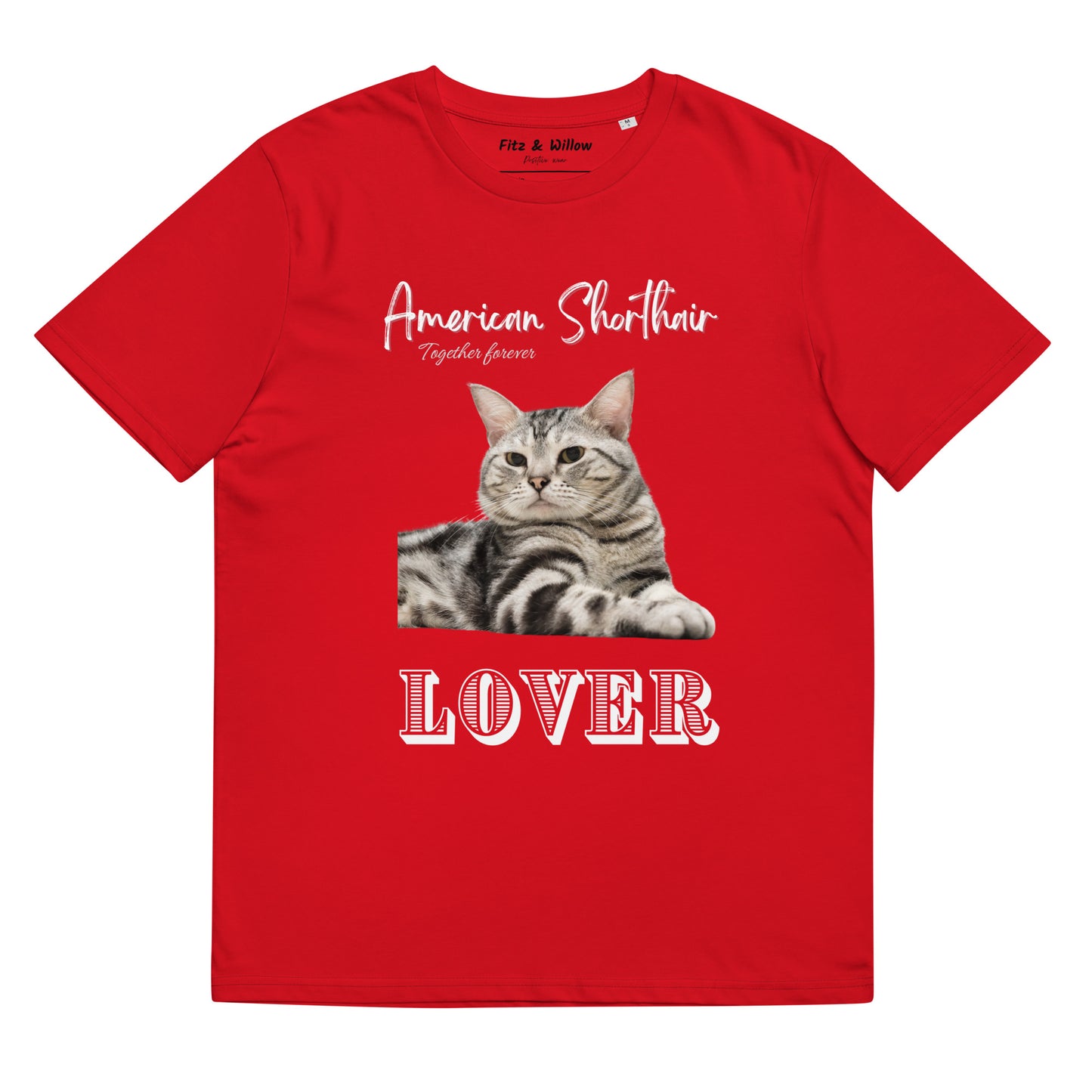 American Shorthair Cat Lovers Eco-friendly Cat T-shirt - Fitz & Willow