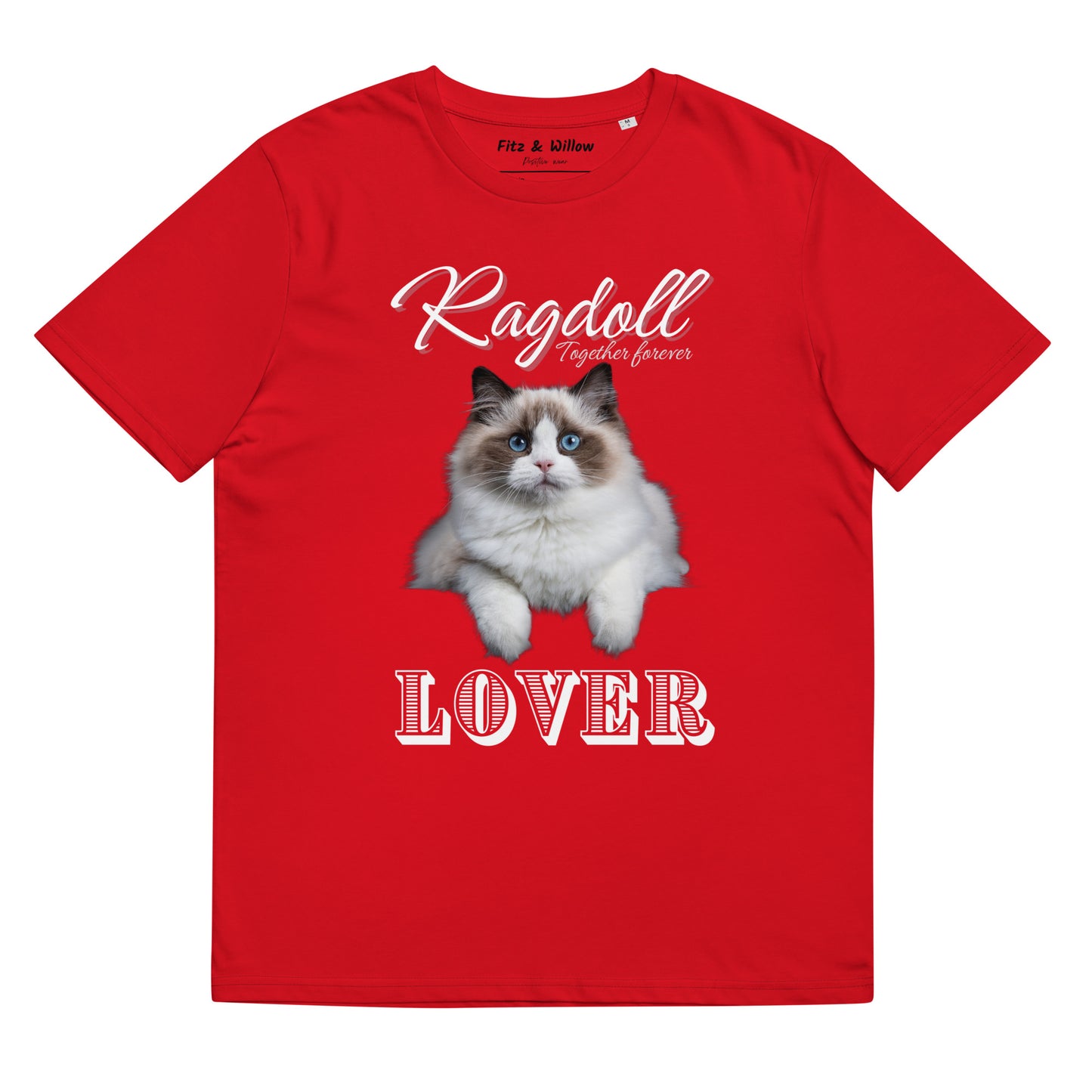 Ragdoll Cat Lovers, sustainable t-shirt - Fitz & Willow