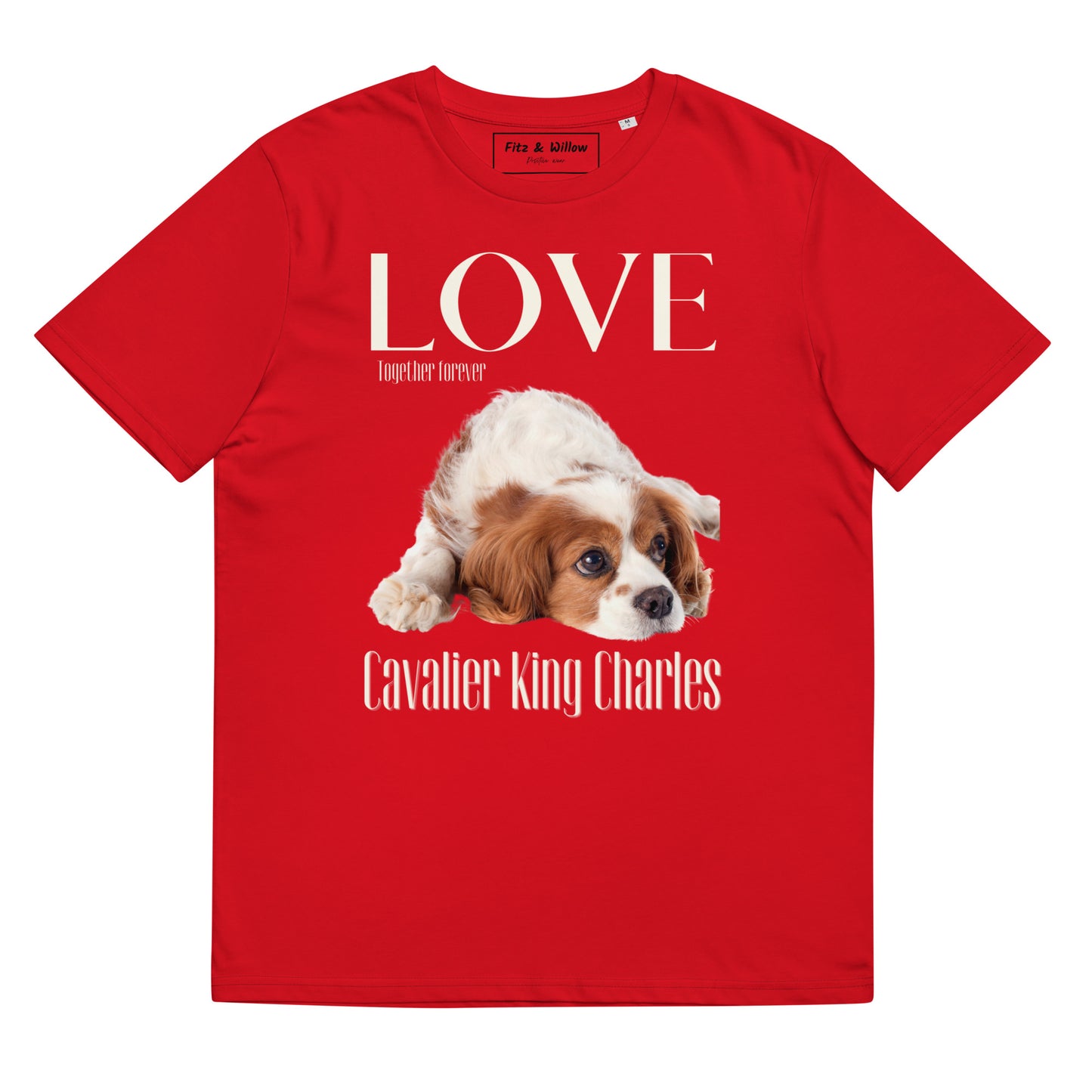 Cavalier King Charles Spaniel sustainable t-shirt - Fitz & Willow