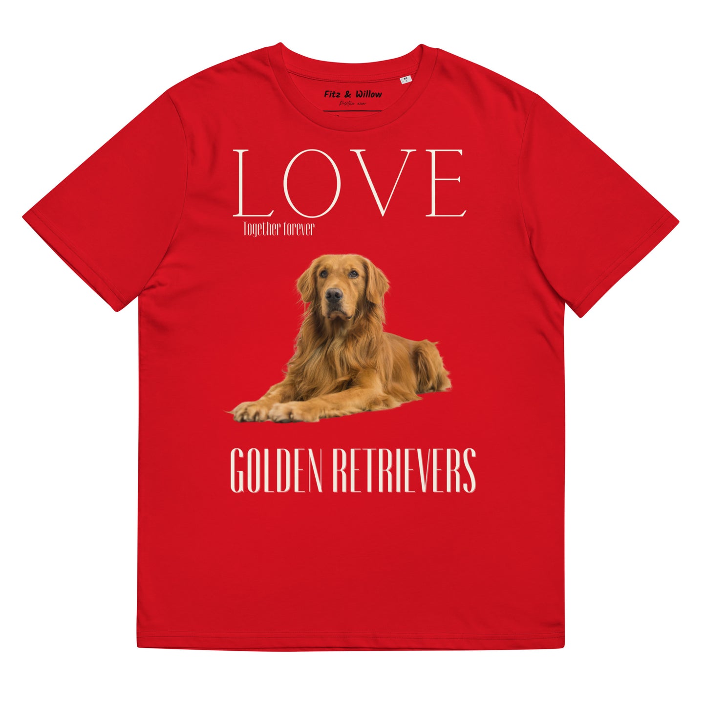 Golden Retriever lovers organic t-shirt - Fitz & Willow