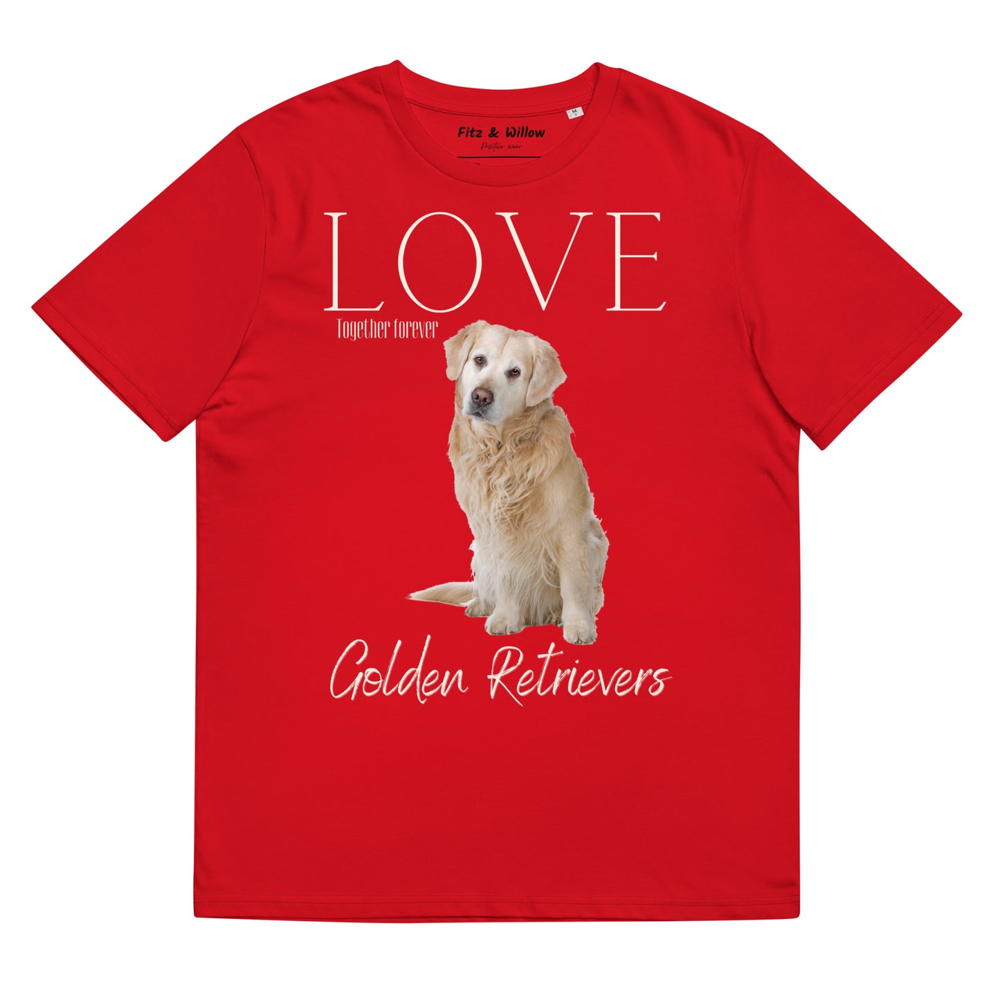 Golden Retriever Lovers, sustainable t-shirt - Fitz & Willow