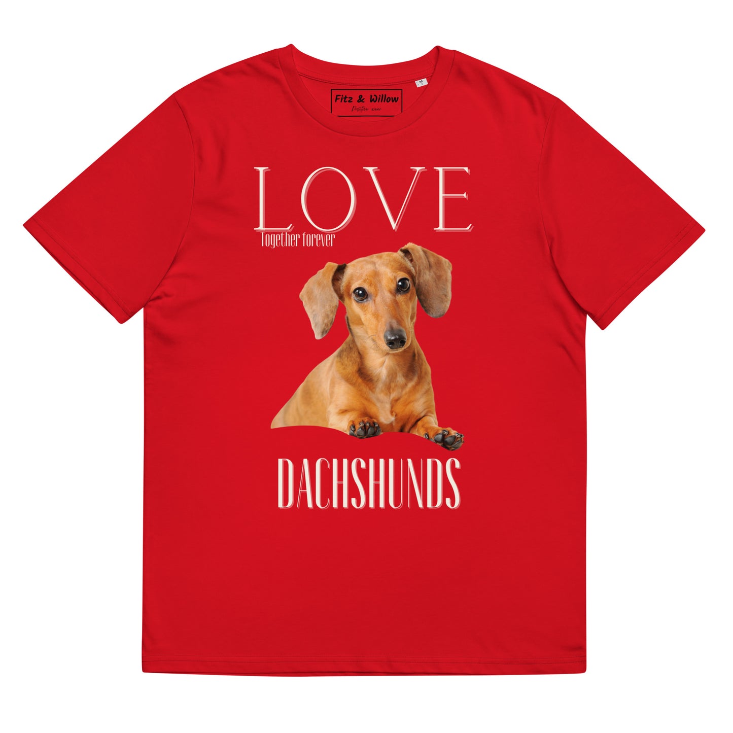 Dachshunds lovers organic cotton t-shirt - Fitz & Willow