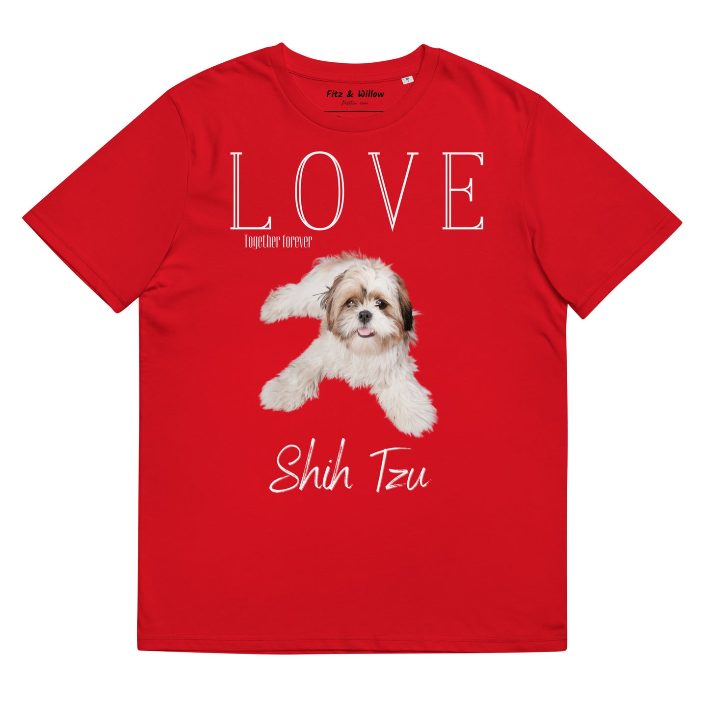 Shih Tzu Lovers, sustainable t-shirt - Fitz & Willow