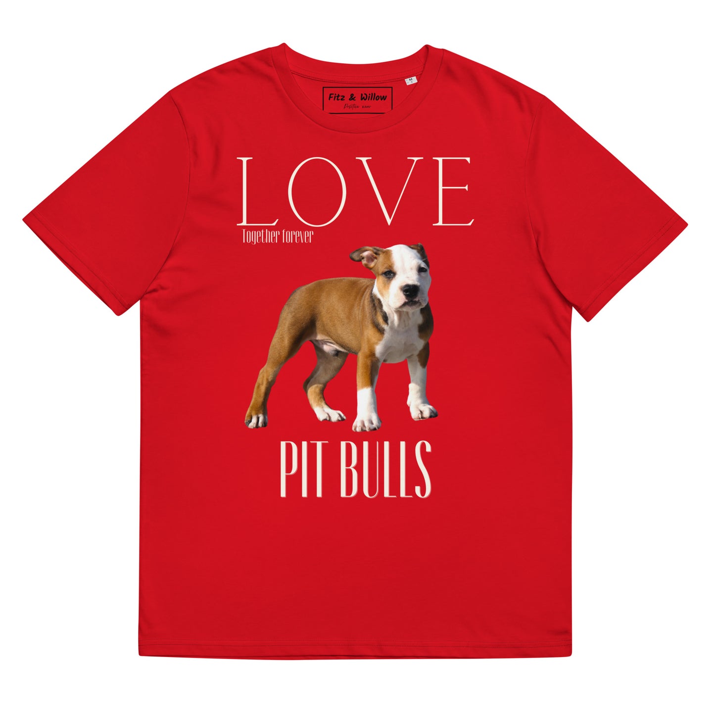 Pit Bulls lovers sustainable t-shirt - Fitz & Willow