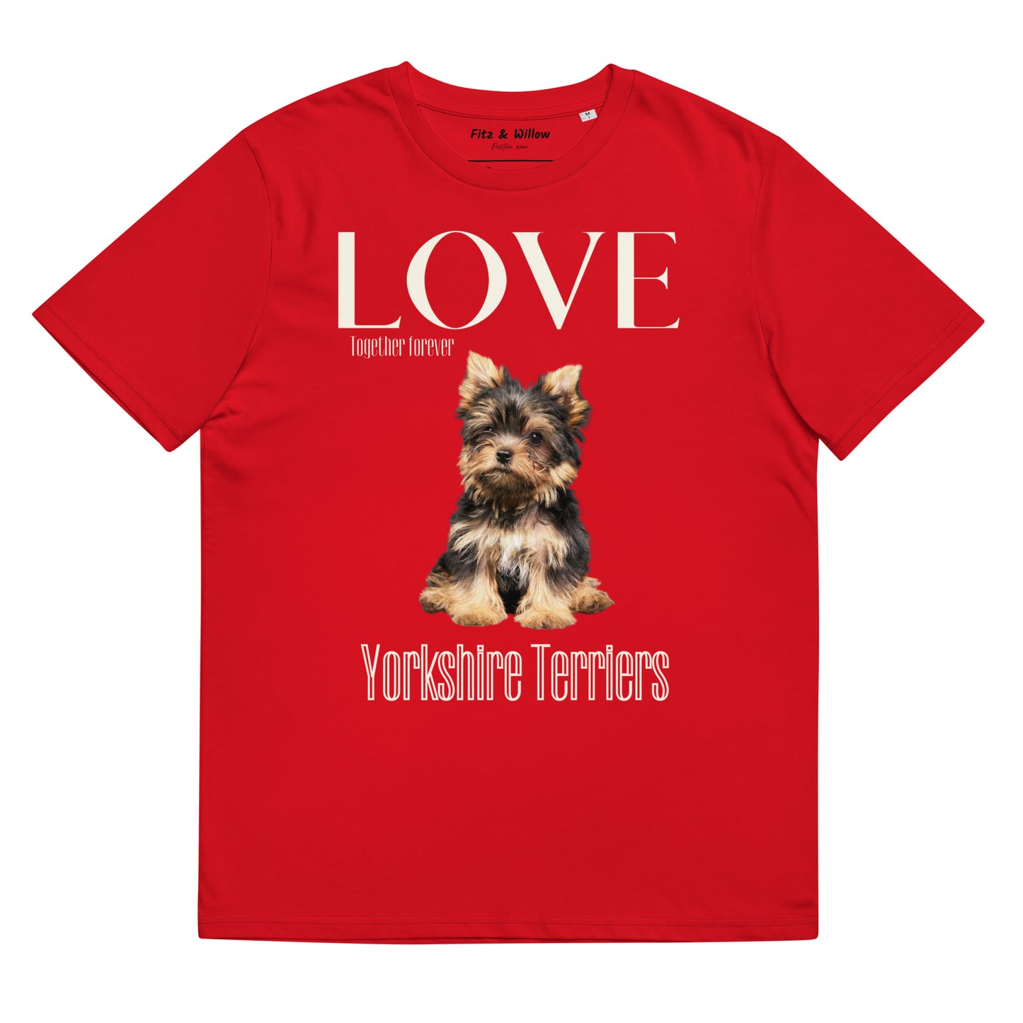 Yorkshire Terrier lovers sustainable t-shirt - Fitz & Willow