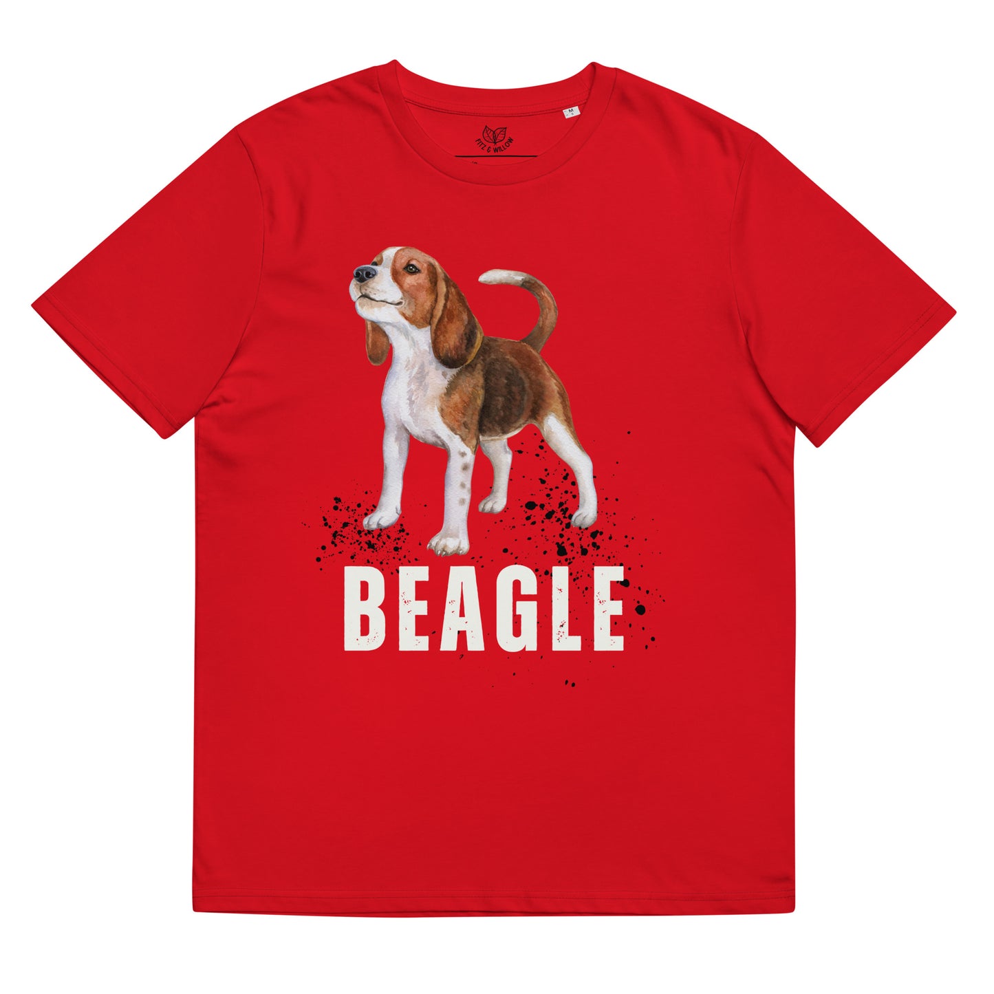 Beagle Love, Unisex organic t-shirt - Fitz & Willow