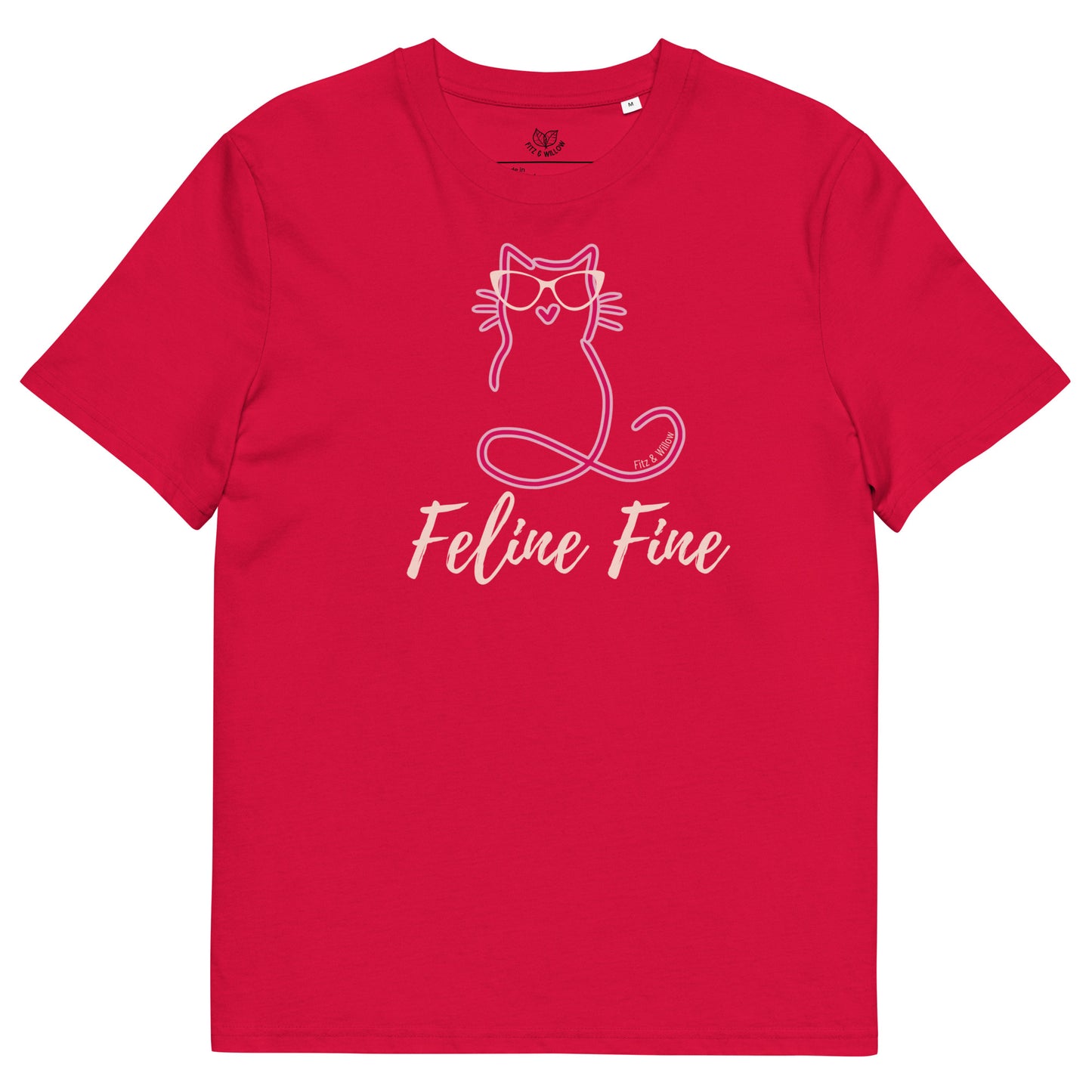 Feline Fine. organic cotton t-shirt - Fitz & Willow