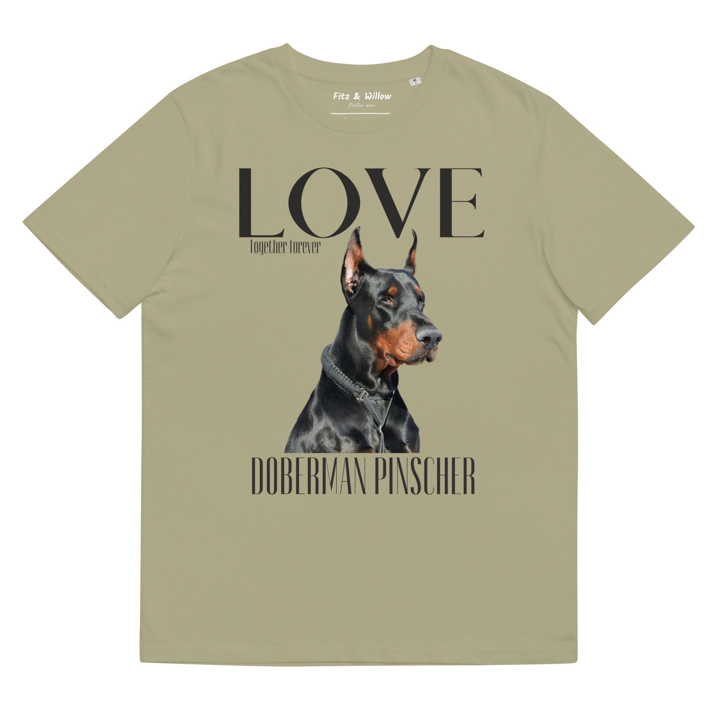 Doberman Lovers organic t-shirt - Fitz & Willow