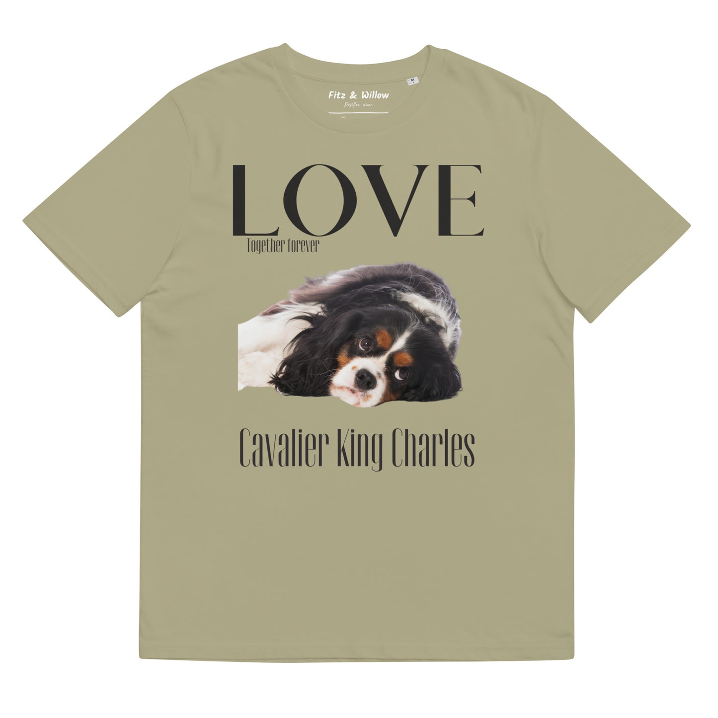 Cavalier King Charles Spaniel organic cotton tee - Fitz & Willow