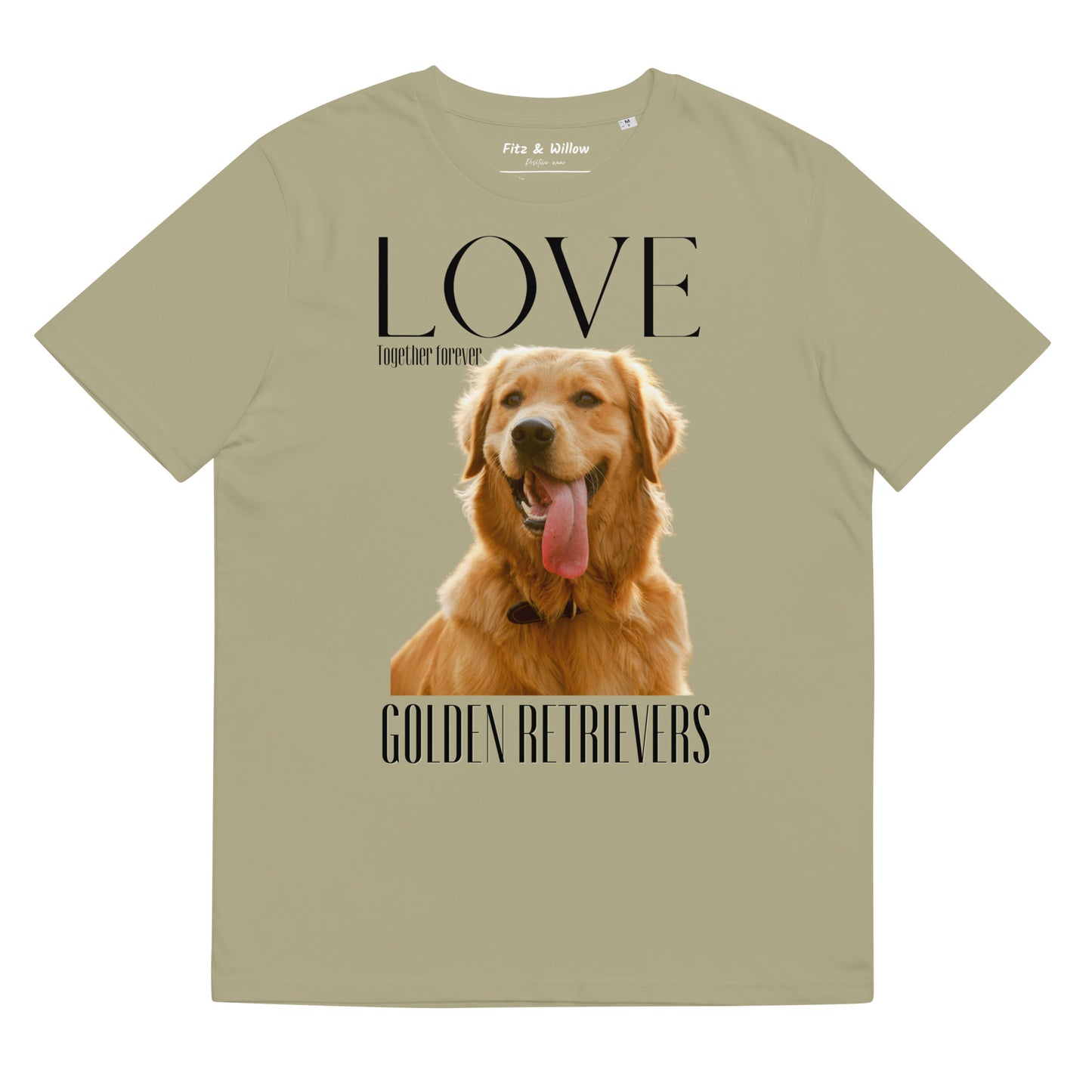 Golden Retriever organic t-shirt - Fitz & Willow