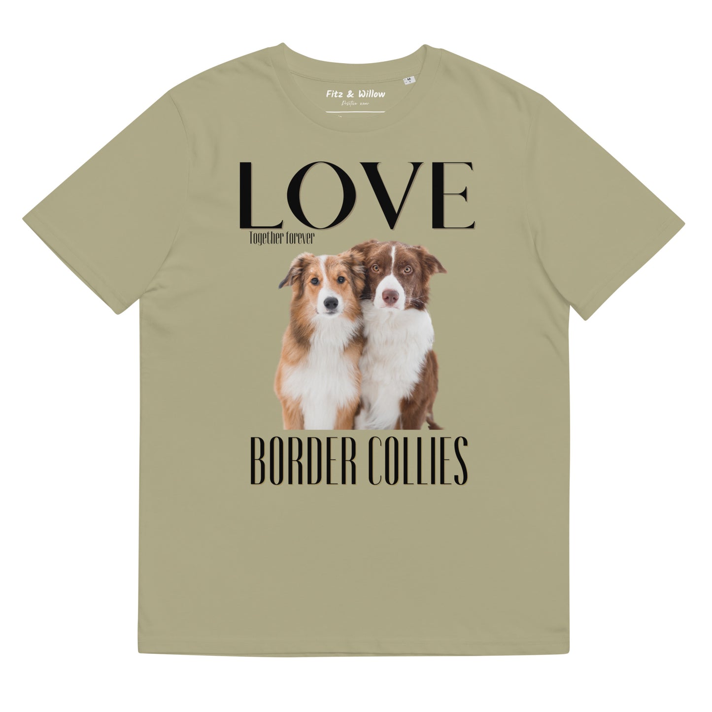 Border Collie lovers sustainable t-shirt - Fitz & Willow