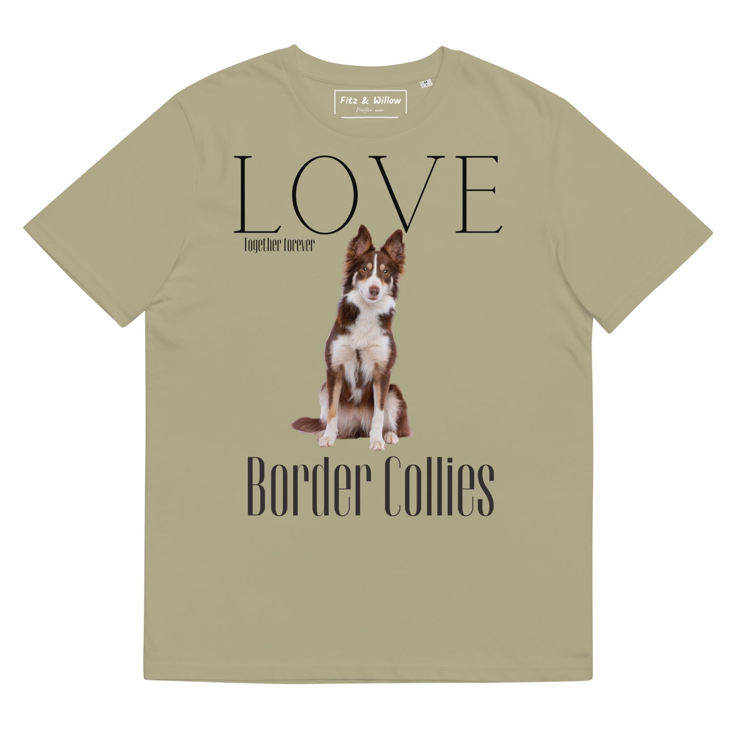 Border Collies lovers sustainable t-shirt - Fitz & Willow