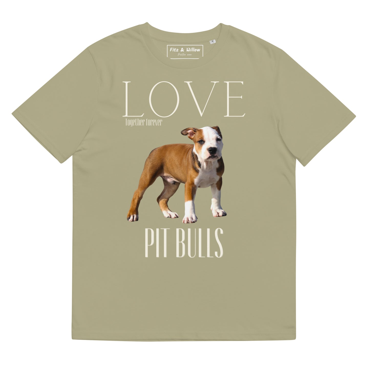 Pit Bulls lovers sustainable t-shirt - Fitz & Willow