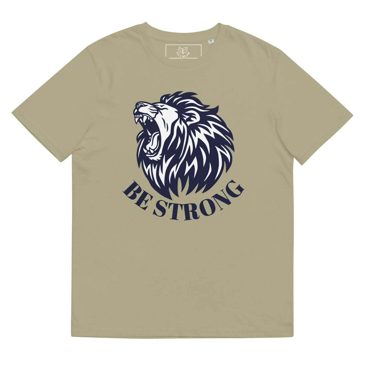 Lion Strong, Unisex organic cotton t-shirt - Fitz & Willow