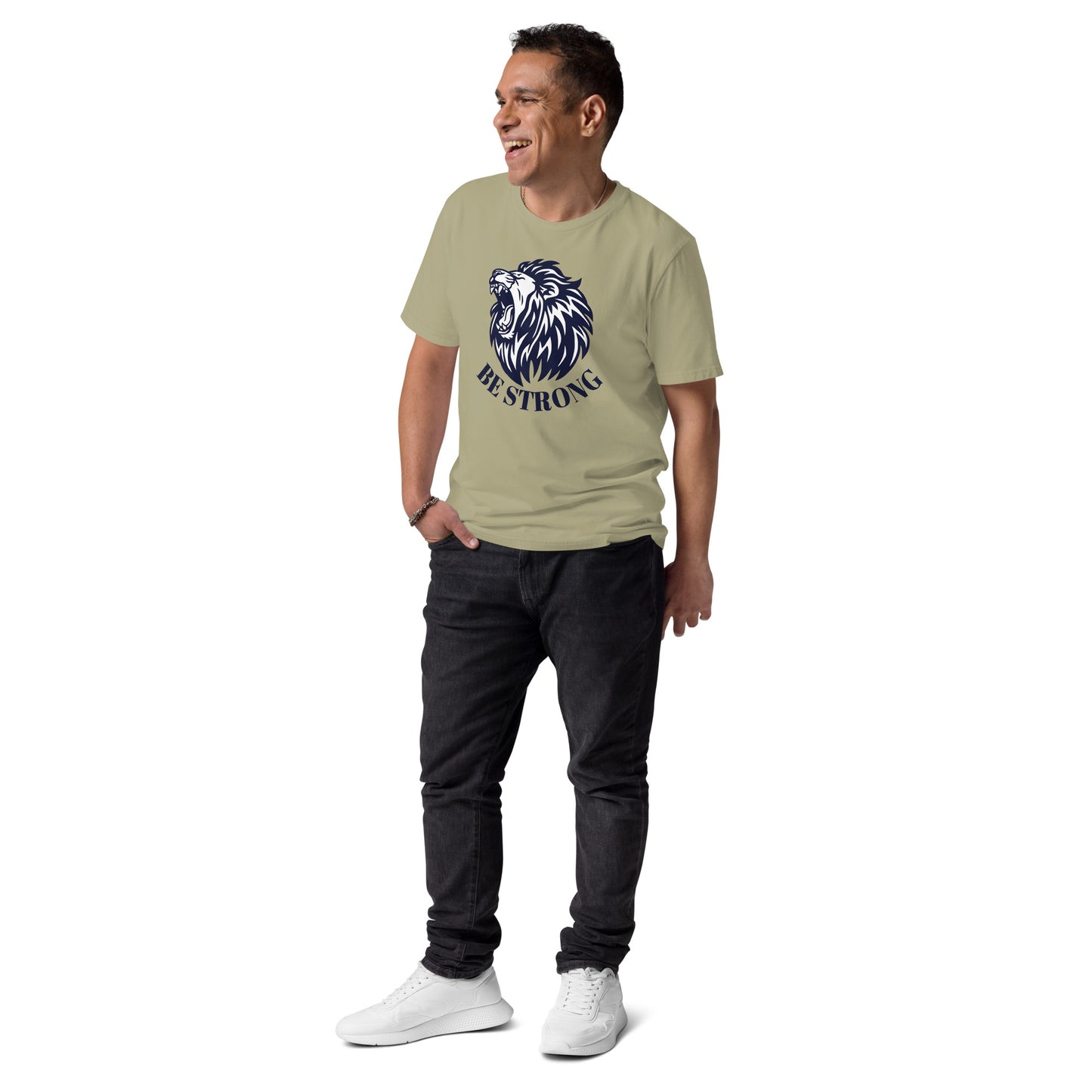 Lion Strong, Unisex organic cotton t-shirt - Fitz & Willow