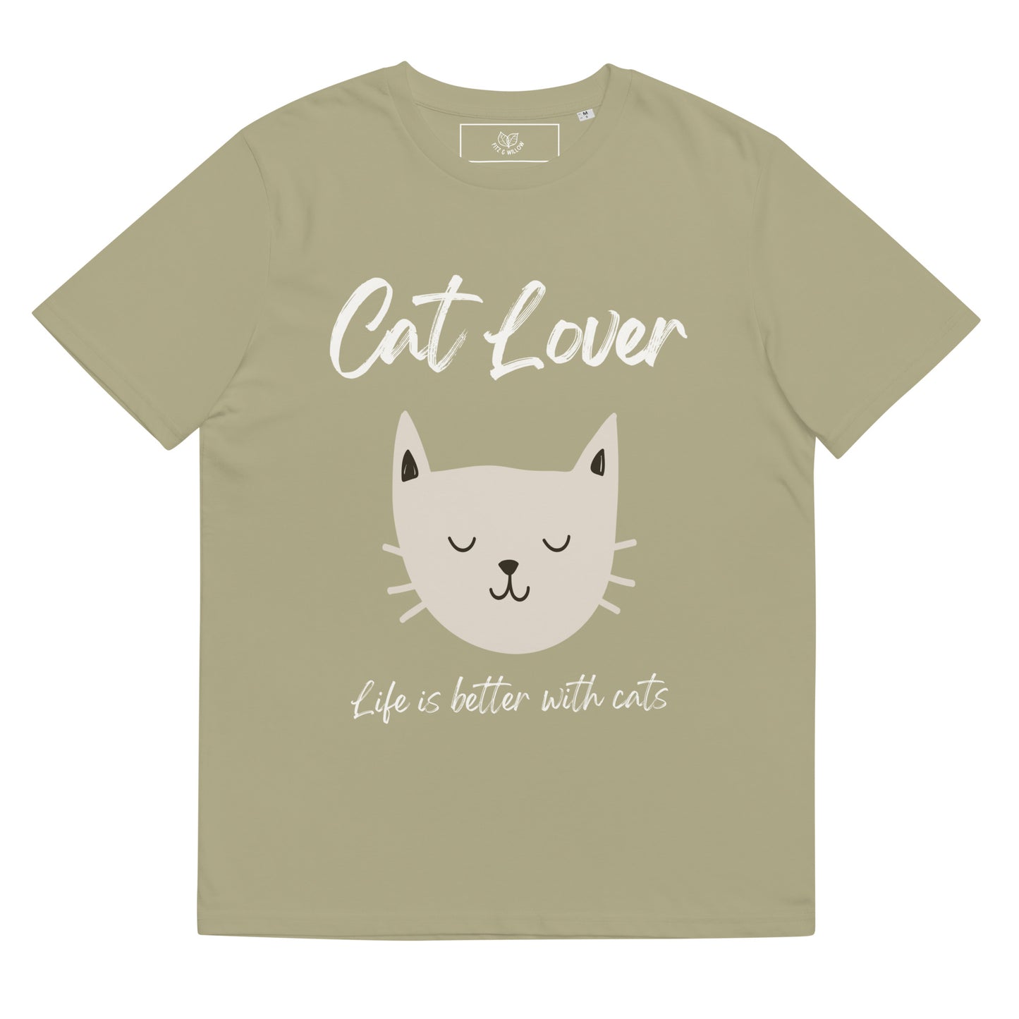 Life with Cats, Unisex organic cotton t-shirt - Fitz & Willow