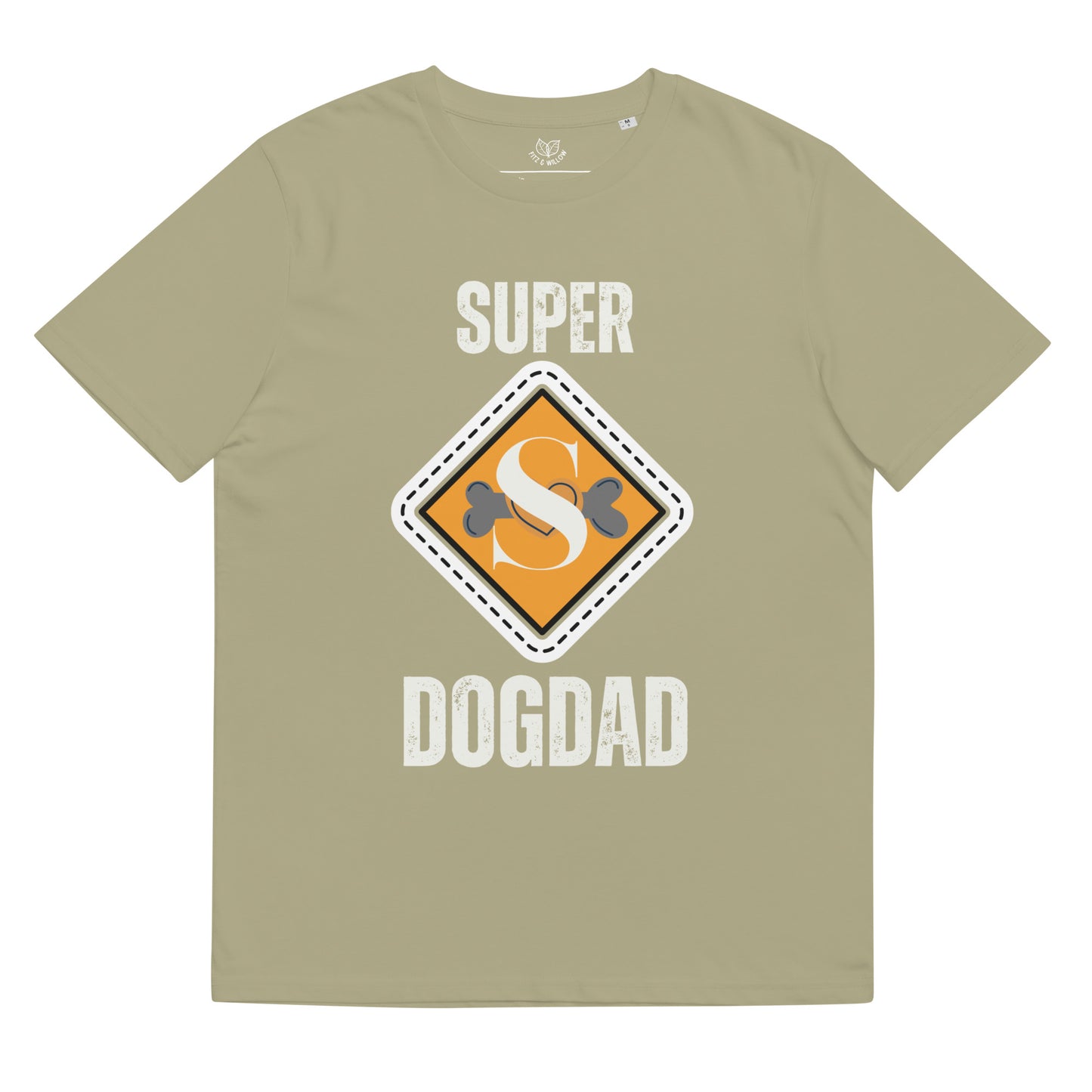 Super Dog Dad, Unisex organic t-shirt - Fitz & Willow