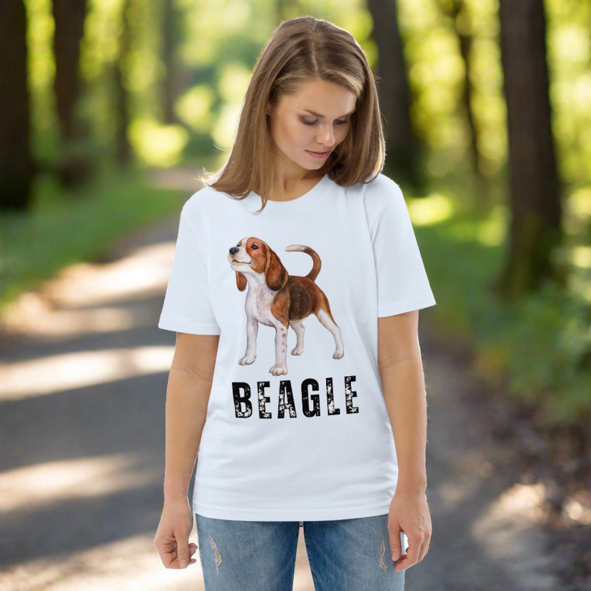 Beagle Love, Unisex organic t-shirt - Fitz & Willow