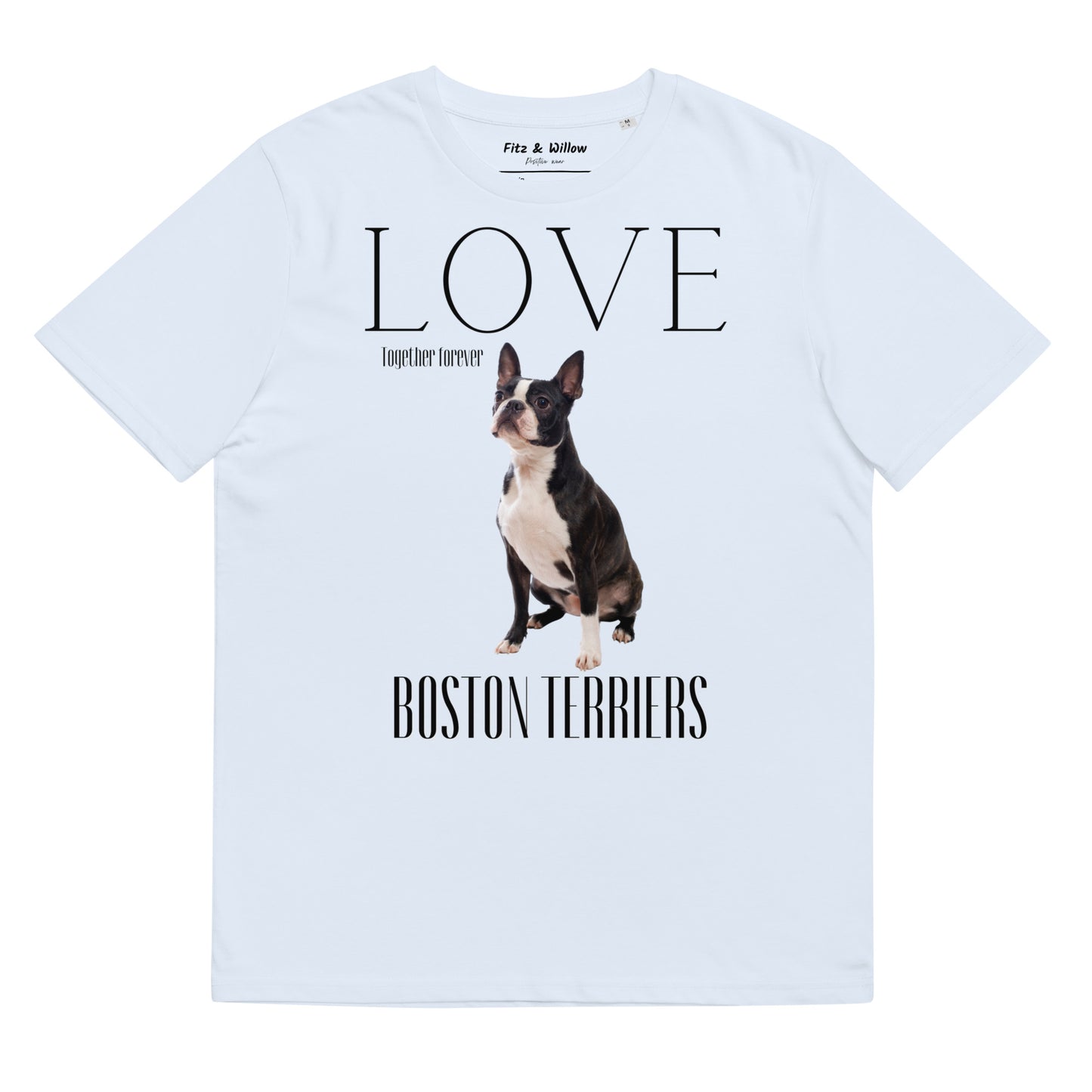 Boston Terrier Lovers organic t-shirt - Fitz & Willow