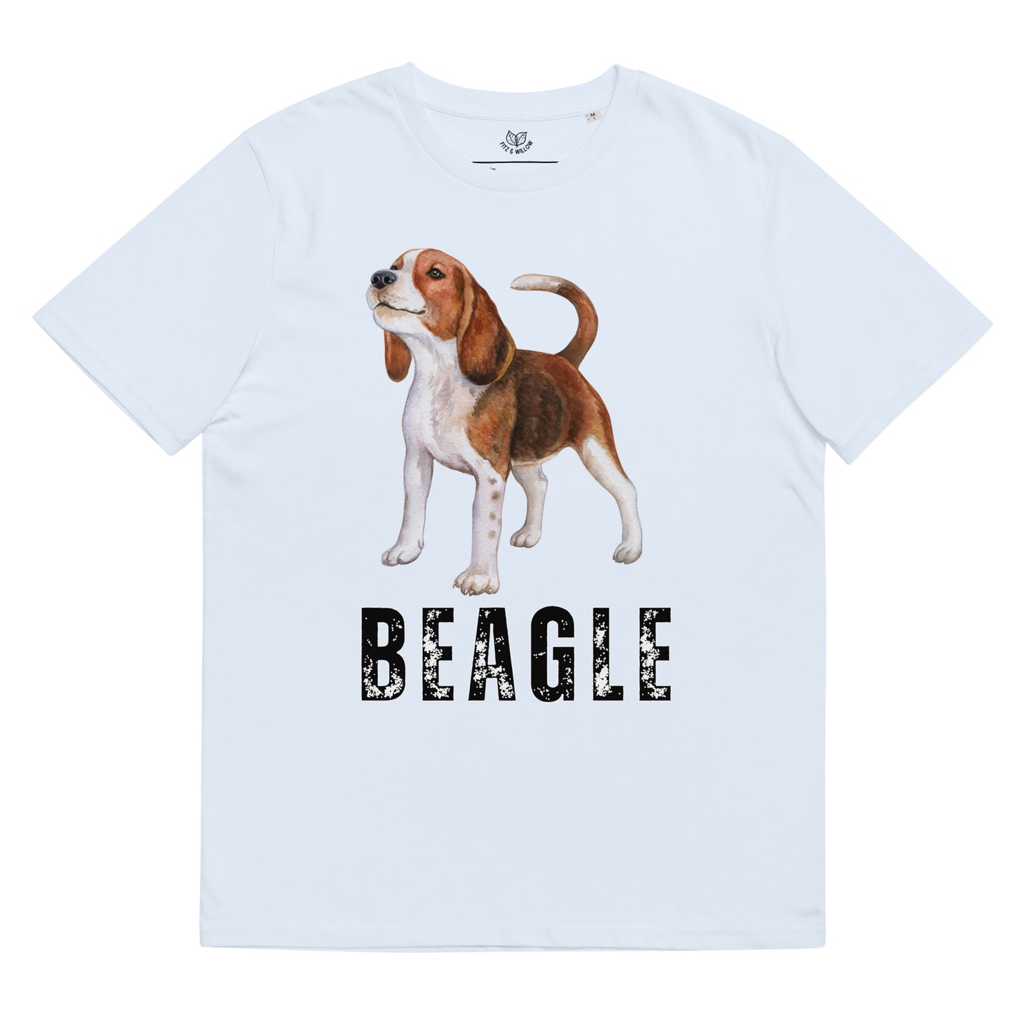 Beagle Love, Unisex organic t-shirt - Fitz & Willow