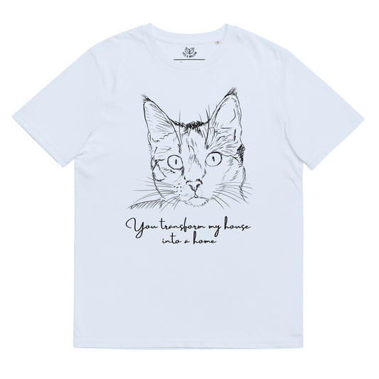 Cat print unisex sustainable t-shirt - Fitz & Willow