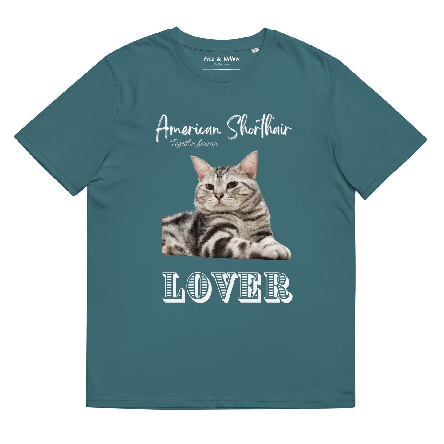 American Shorthair Cat Lovers Eco-friendly Cat T-shirt - Fitz & Willow