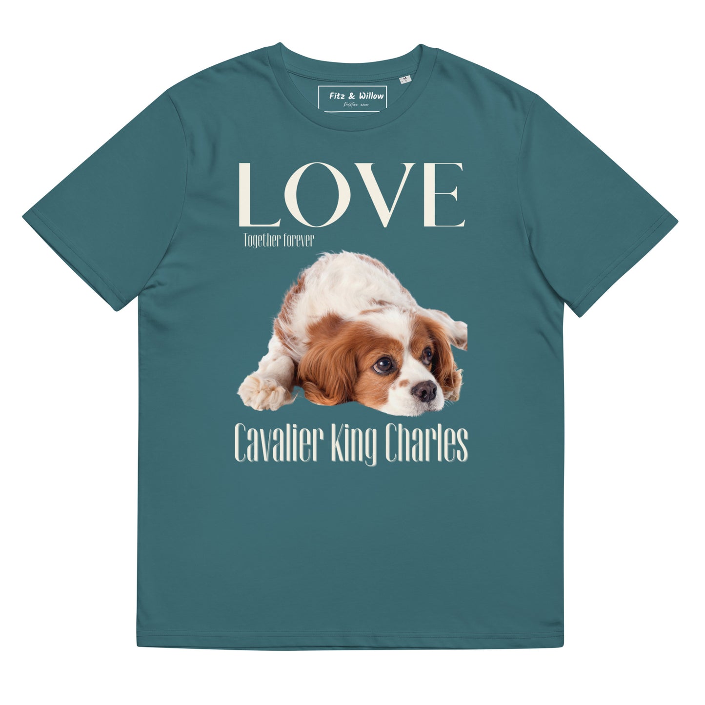 Cavalier King Charles Spaniel sustainable t-shirt - Fitz & Willow