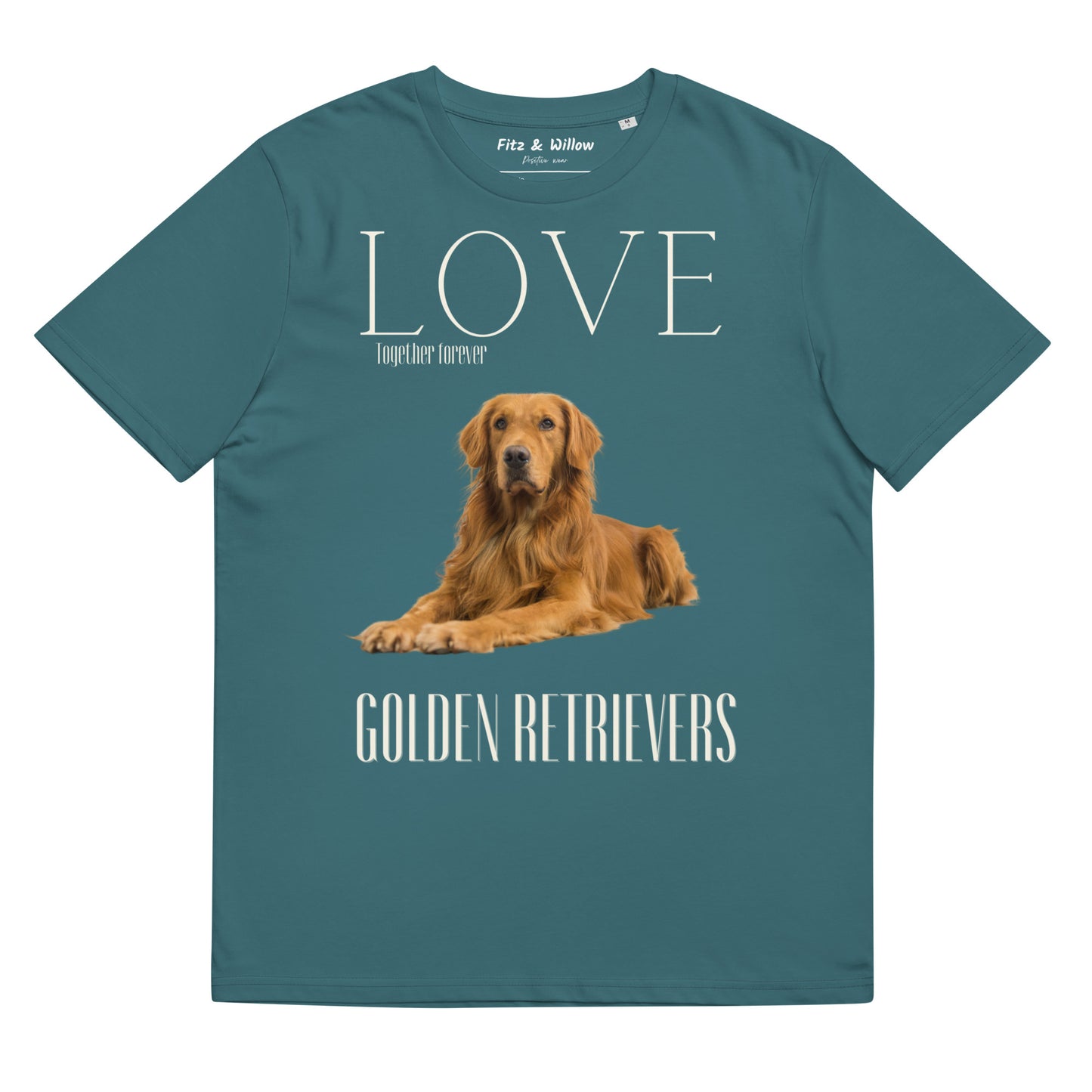 Golden Retriever lovers organic t-shirt - Fitz & Willow