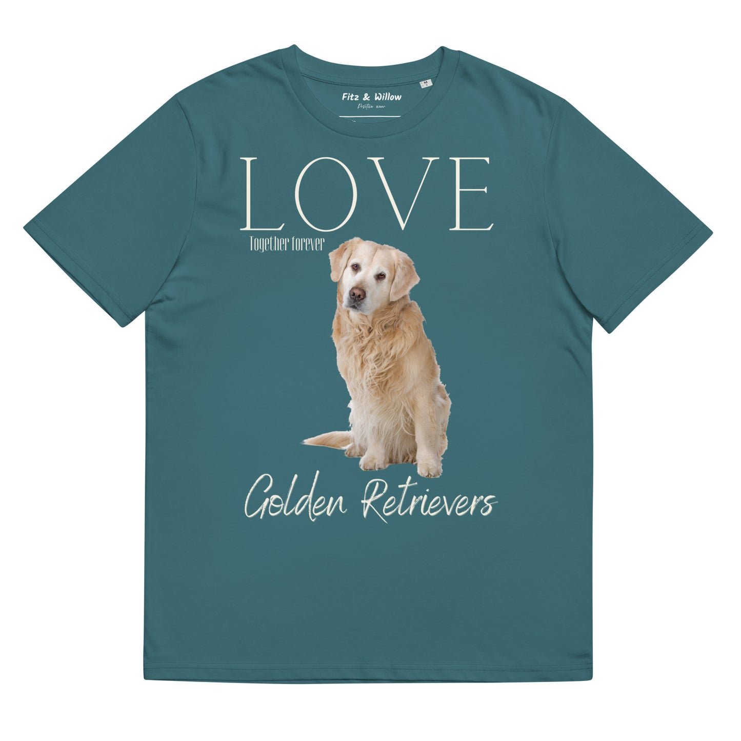 Golden Retriever Lovers, sustainable t-shirt - Fitz & Willow