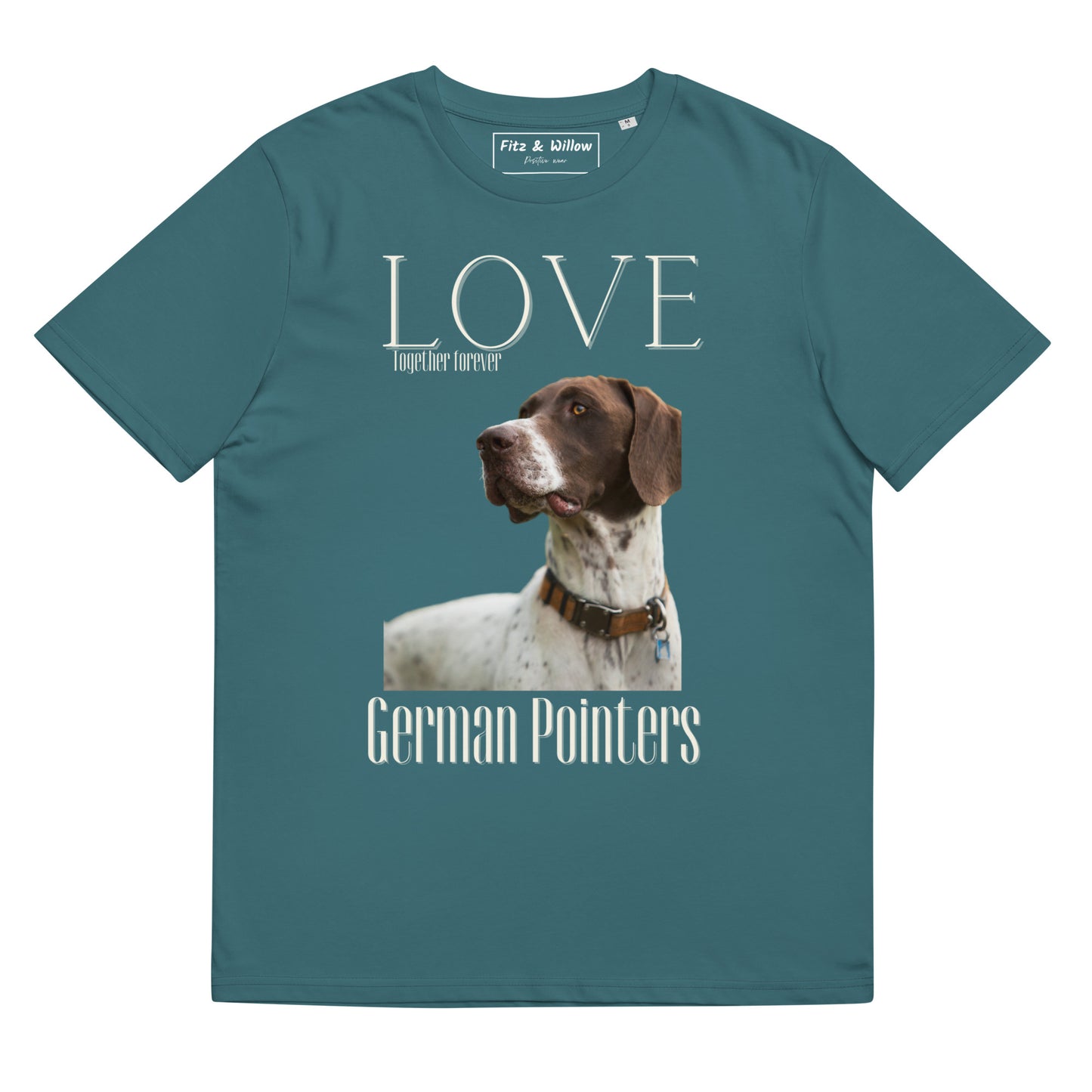 German Pointer lovers organic cotton t-shirt - Fitz & Willow