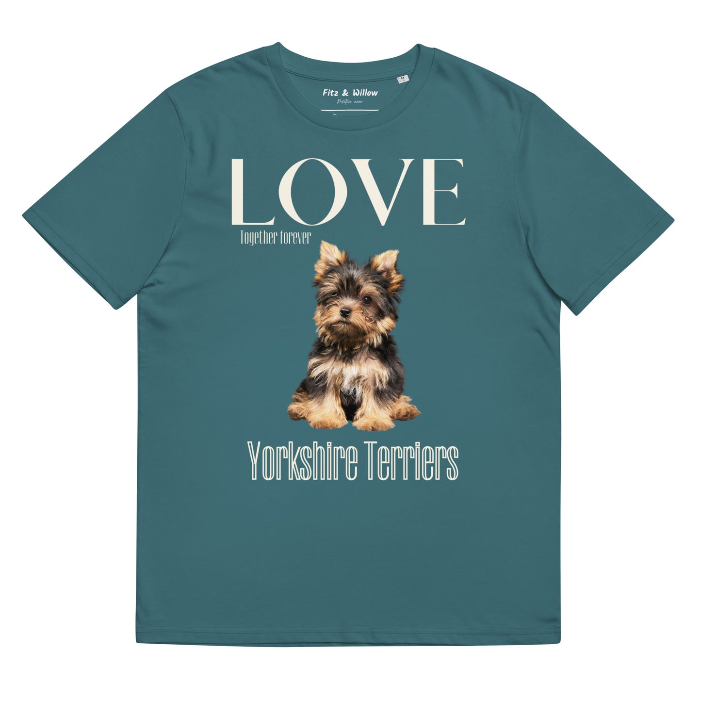 Yorkshire Terrier lovers sustainable t-shirt - Fitz & Willow