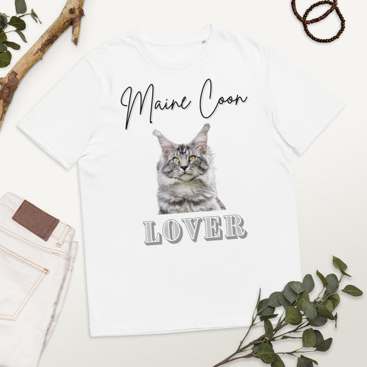 Maine coon cat lover, sustainable t-shirt - Fitz & Willow