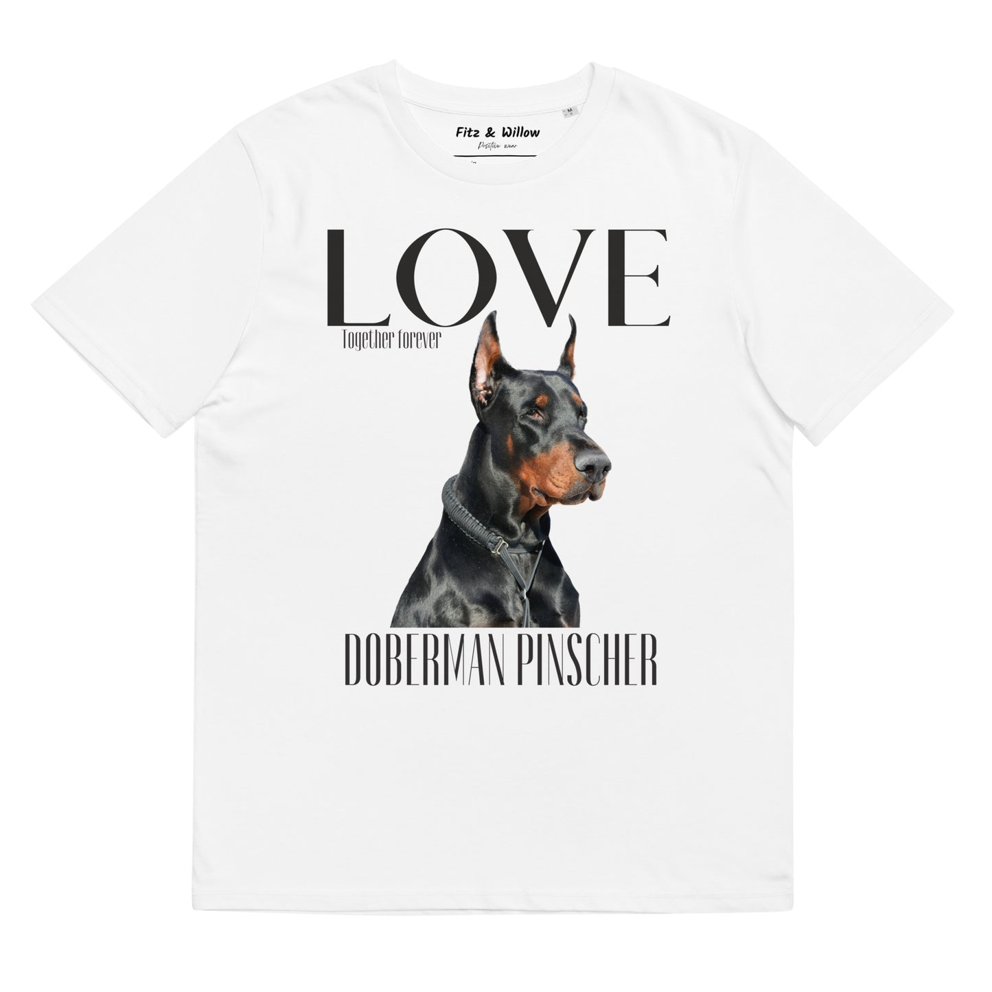 Doberman Lovers organic t-shirt - Fitz & Willow