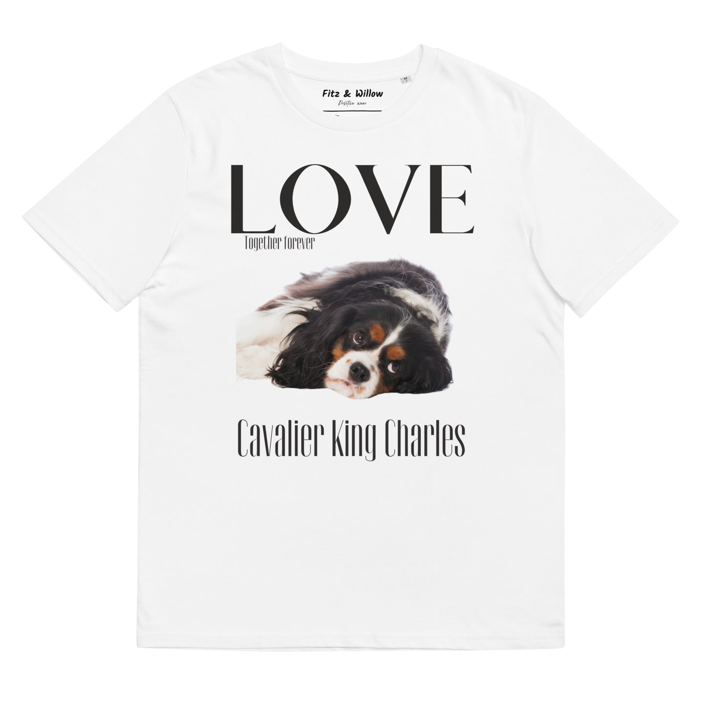 Cavalier King Charles Spaniel organic cotton tee - Fitz & Willow