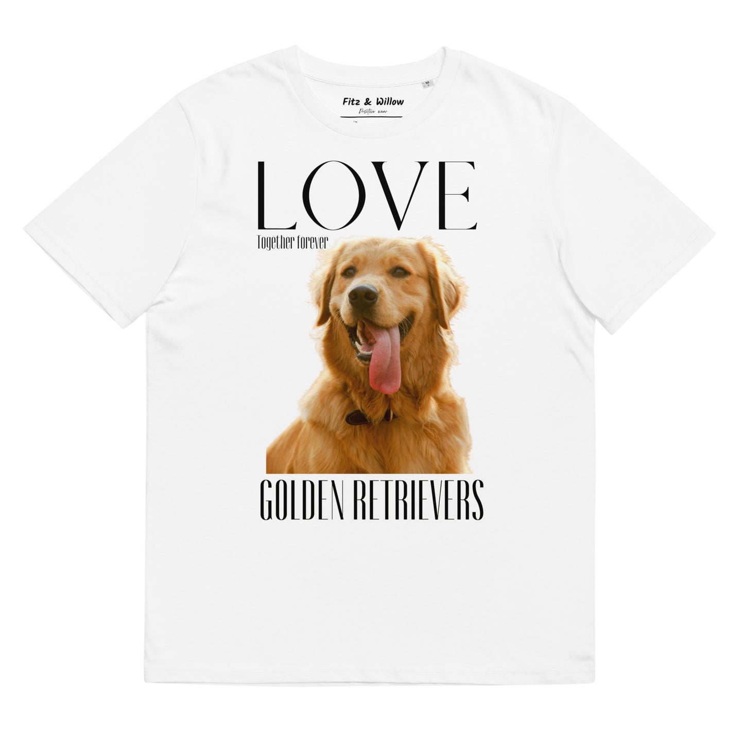 Golden Retriever organic t-shirt - Fitz & Willow