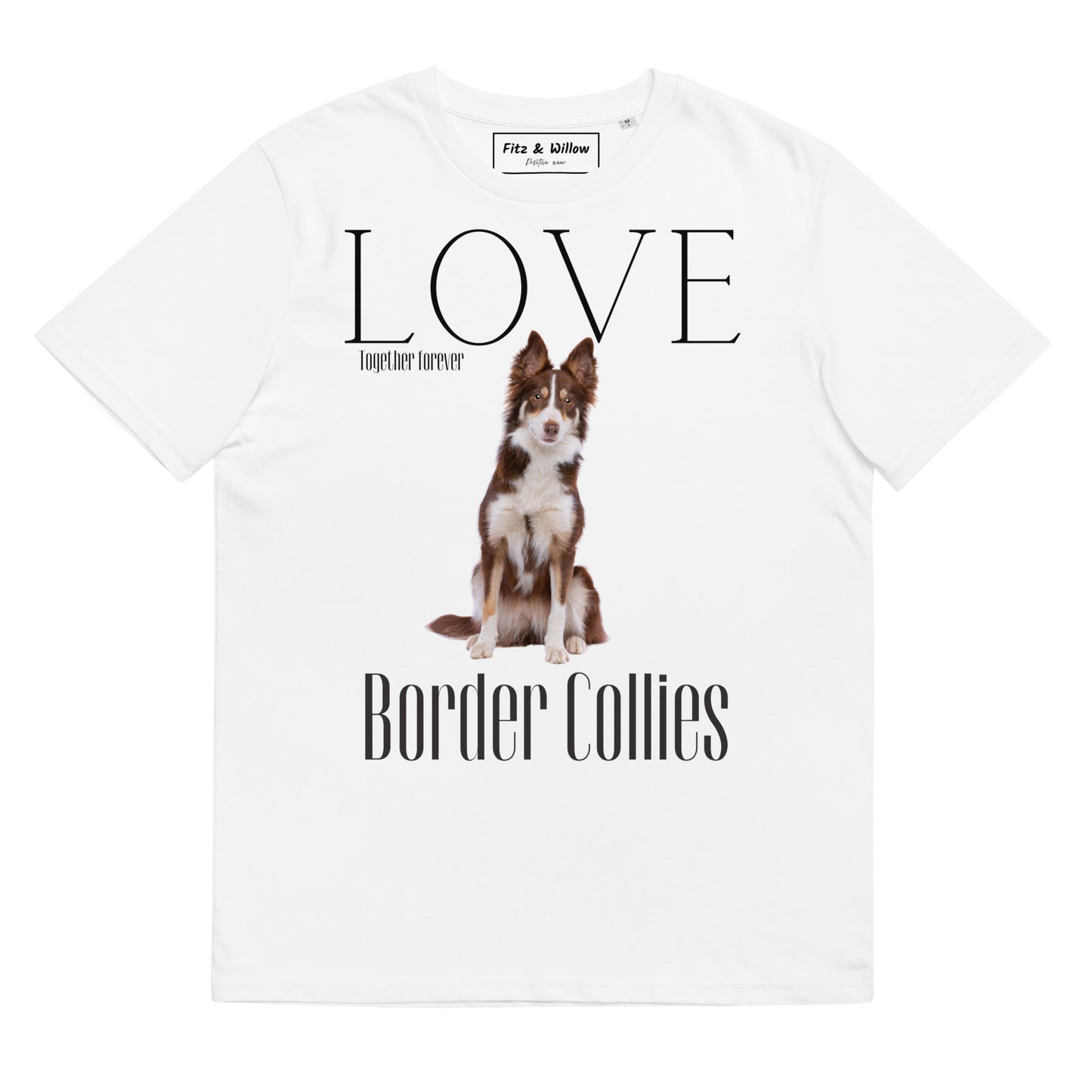 Border Collies lovers sustainable t-shirt - Fitz & Willow