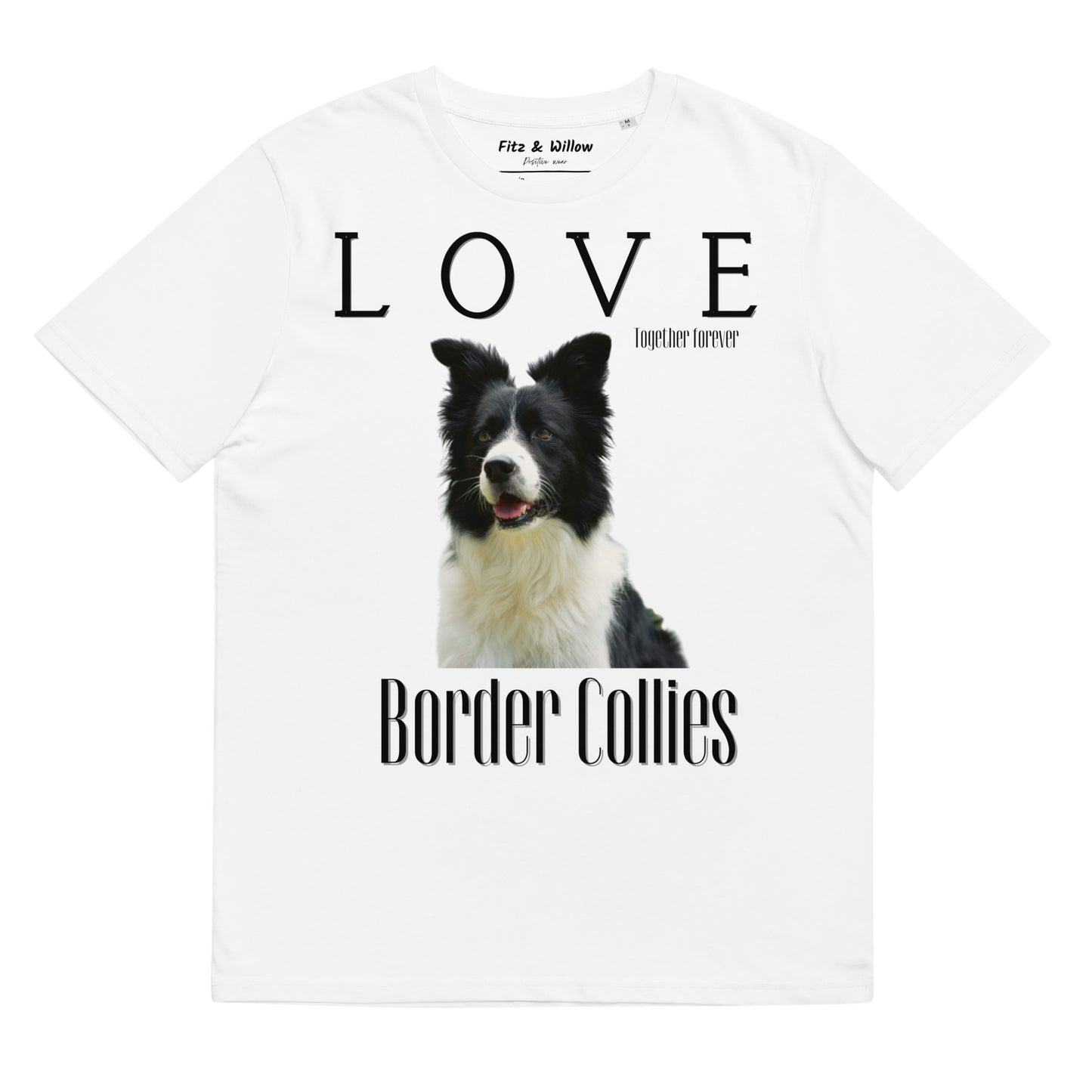 Border Collie Lovers organic cotton t-shirt - Fitz & Willow